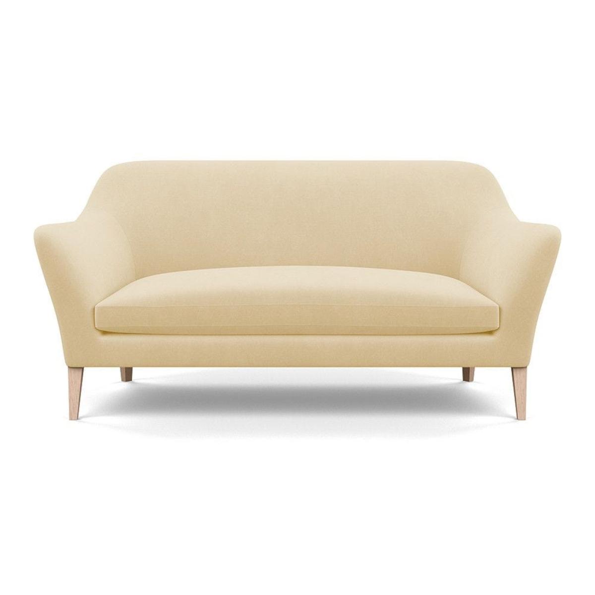 Heal's Wallis 3 Seater Sofa Smart Velvet Petrol Stained Oak Feet – image 8