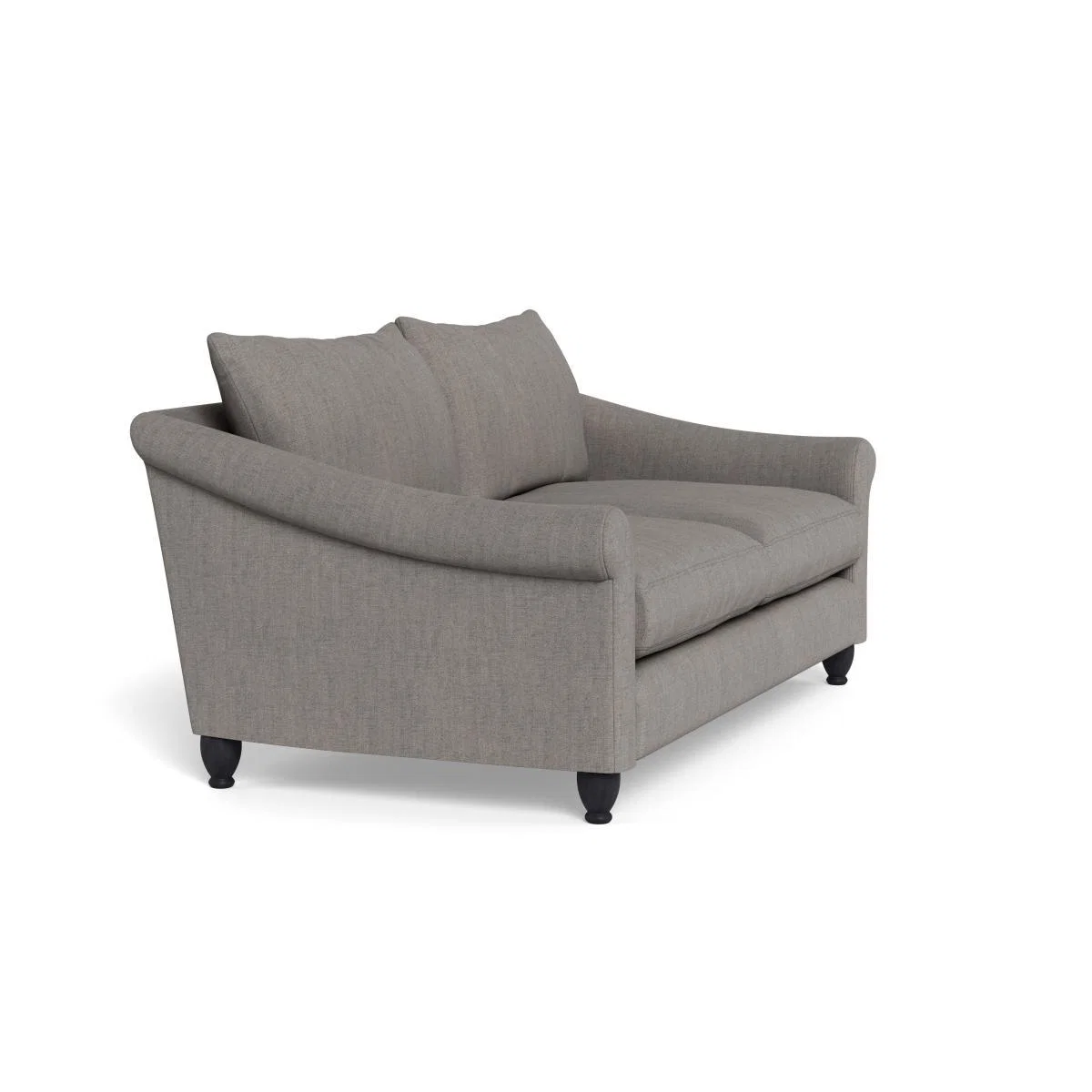 Heal's Devon 3 Seater Broad Weave Pebble Walnut Stain Beech Feet - Heal's UK Furniture – image 2