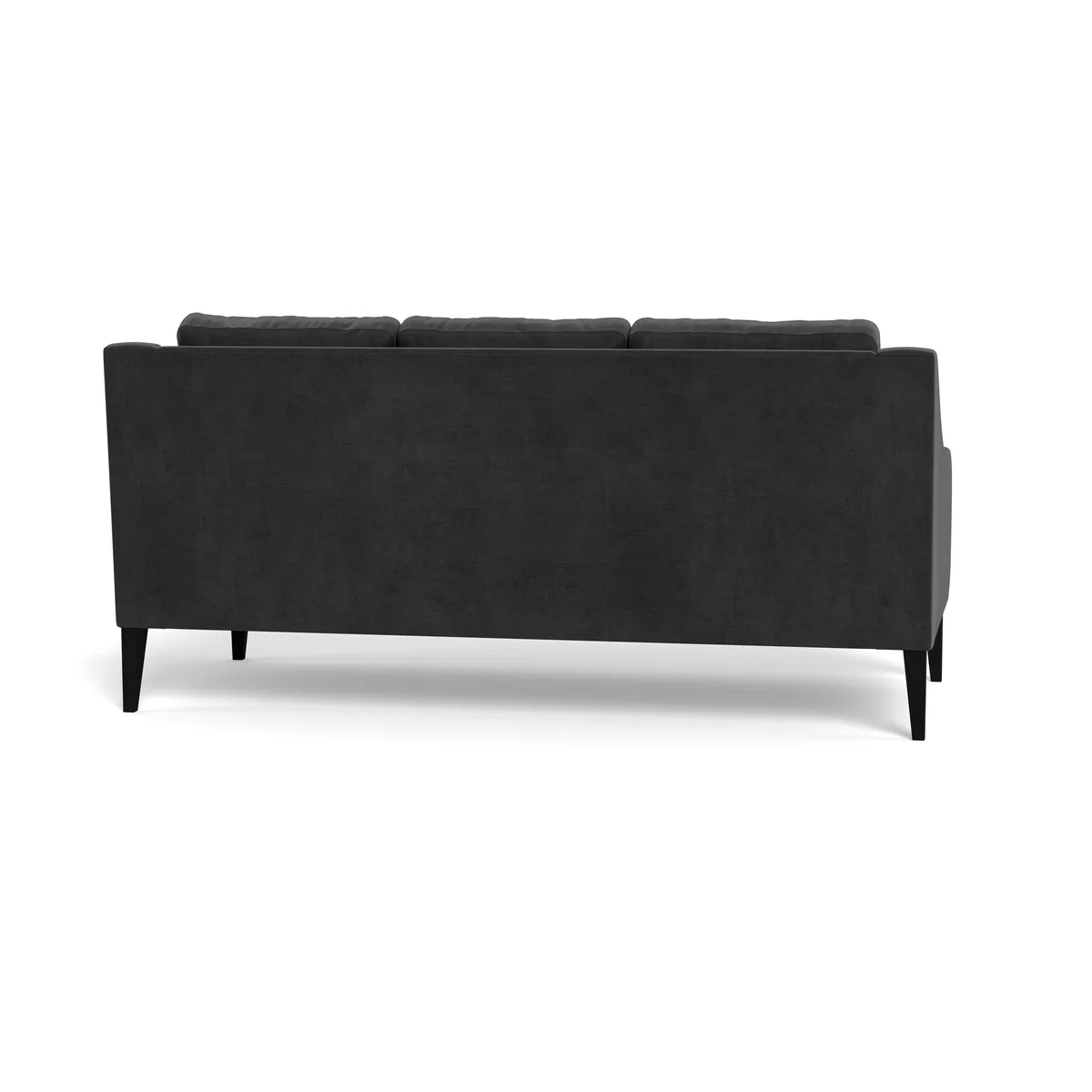 Heal's Richmond 3 Seater Sofa Smart Luxe Velvet Nickel Black Feet – image 6