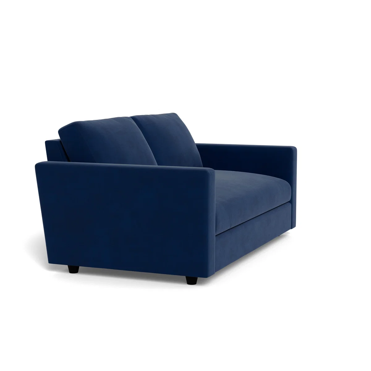 Heal's Nimbus 3 Seater Sofa Velvet Midnight Black Feet – image 2