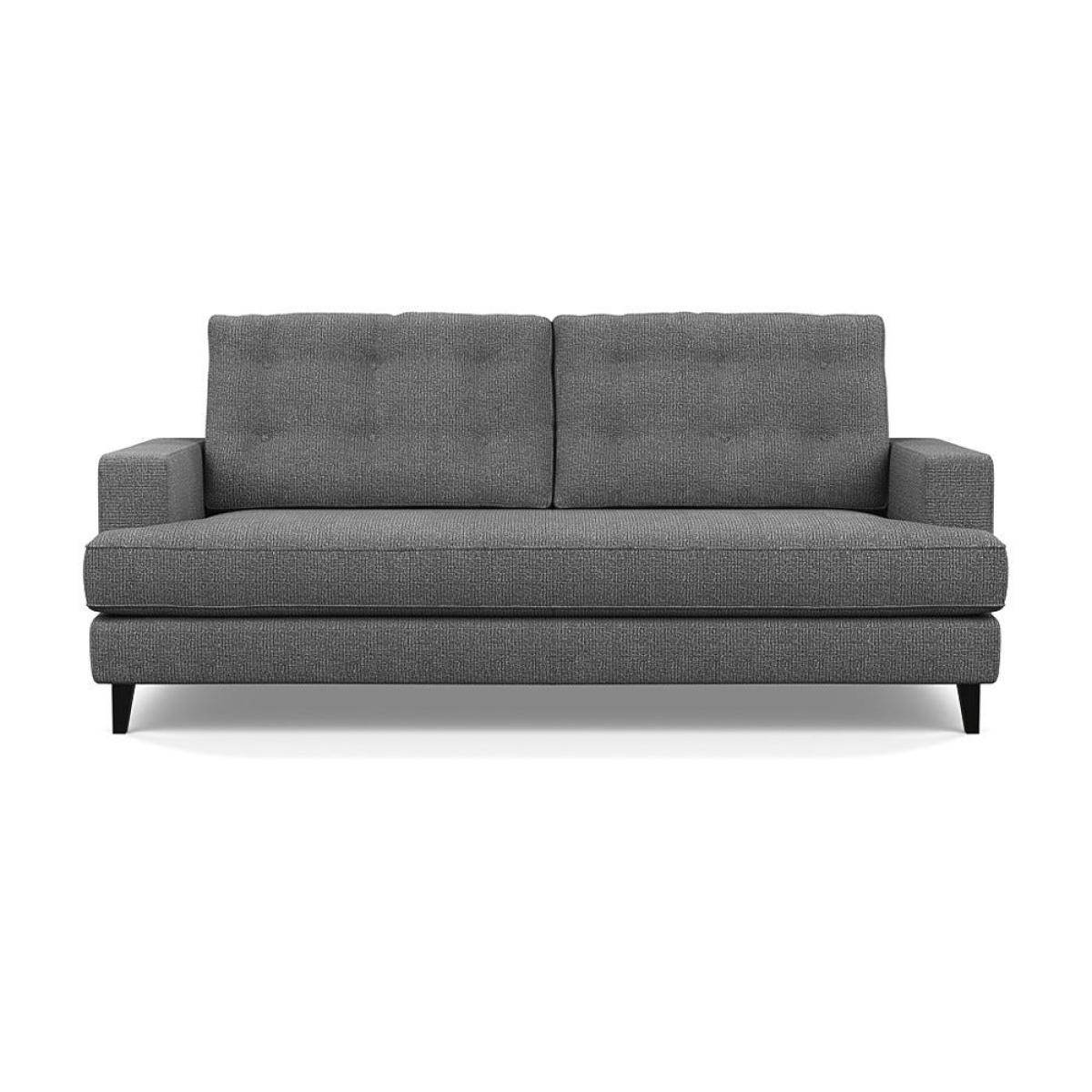 Heal's Mistral 3 Seater Sofa Tejo Recycled Noir Black Feet – image 2