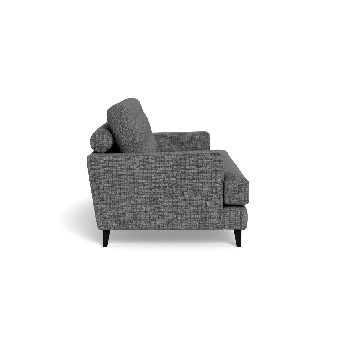 Heal's Mistral 3 Seater Sofa Tejo Recycled Noir Black Feet – image 4