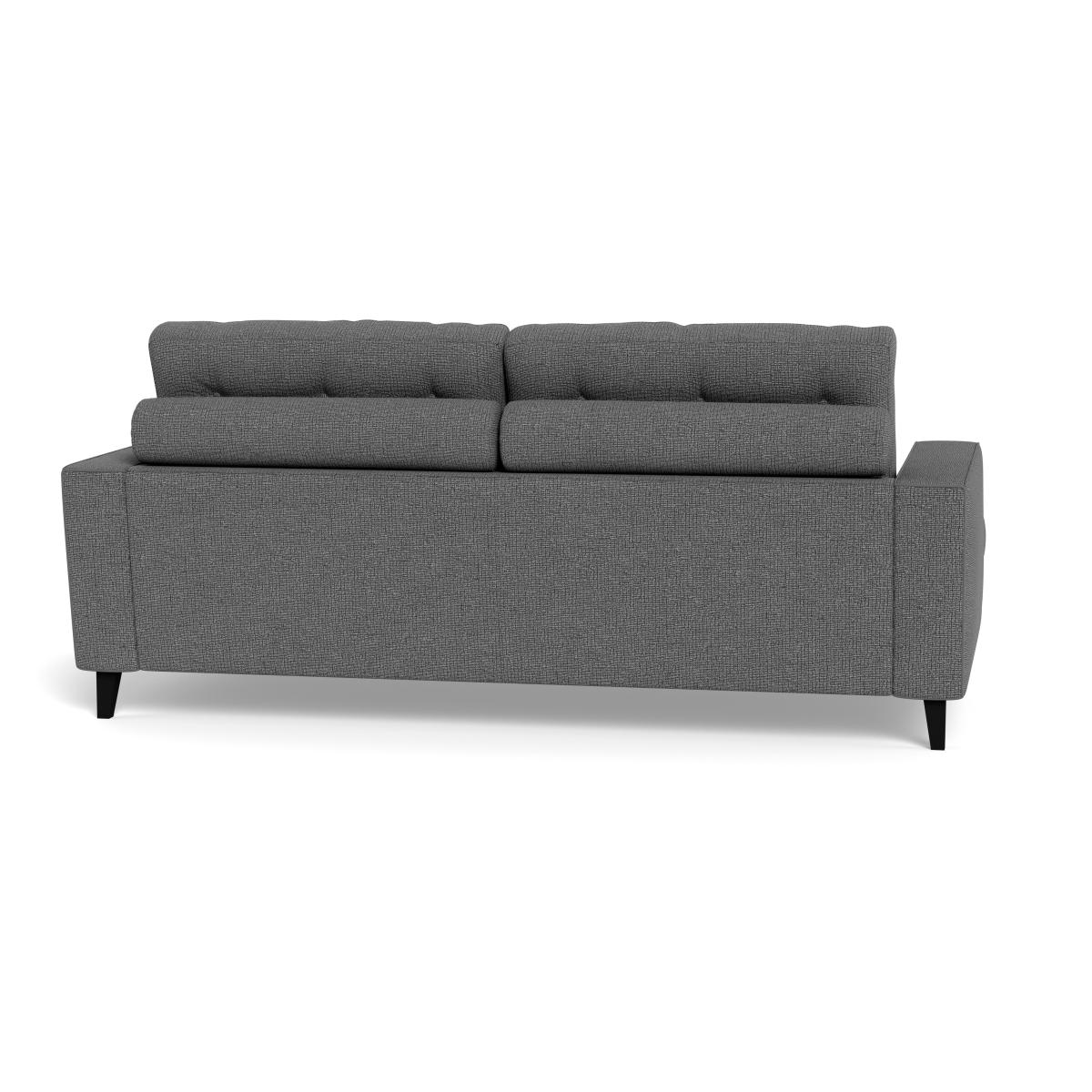 Heal's Mistral 3 Seater Sofa Tejo Recycled Noir Black Feet – image 6