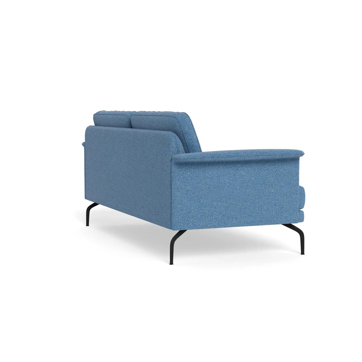 Heal's Iver 3 Seater Sofa Tejo Recycled Cobalt Black Feet – image 5