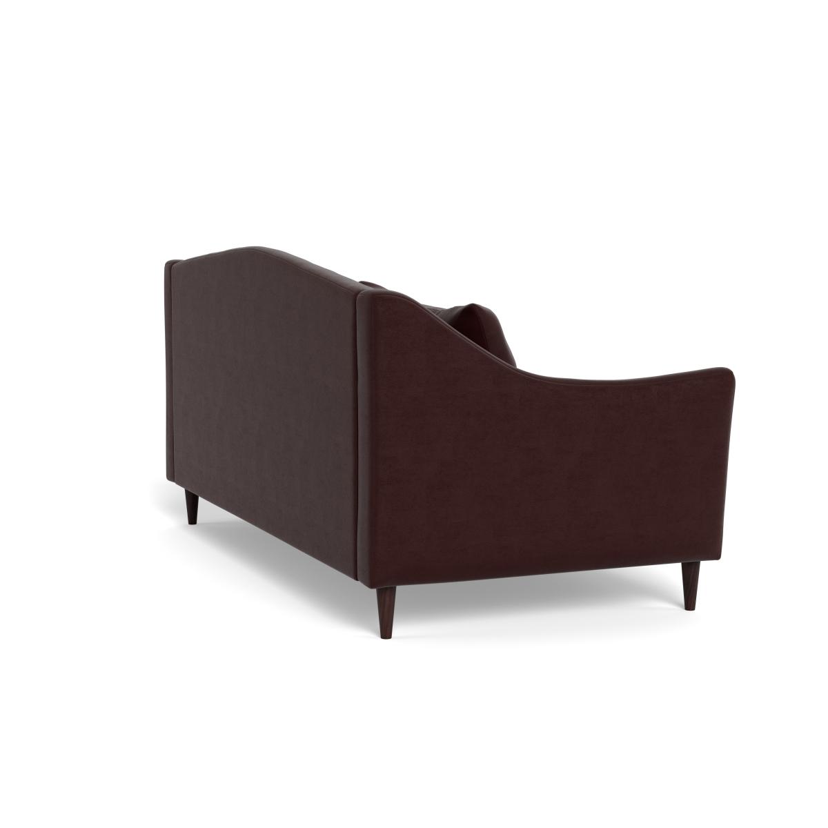 Heal's Somerset 3 Seater Sofa Smart Luxe Velvet Acorn Natural Feet – image 5