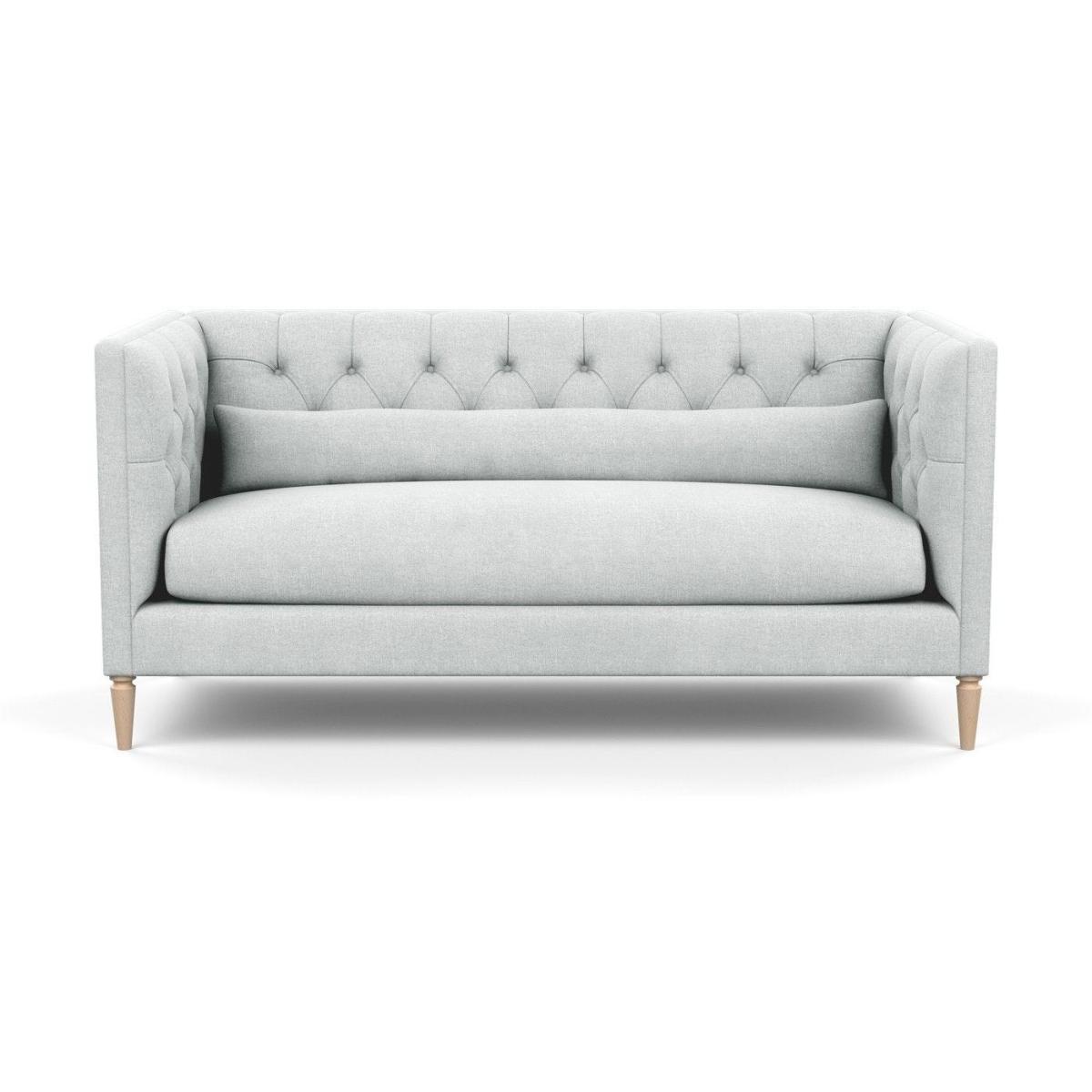 Heal's Balmoral 3 Seater Sofa Smart Velvet Petrol Natural Oak Feet - Heal's UK Furniture – image 101
