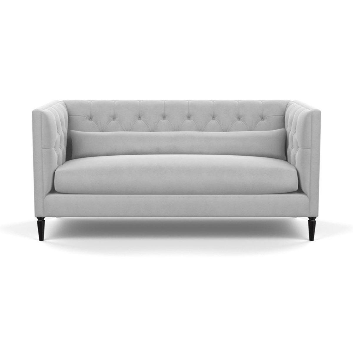 Heal's Balmoral 3 Seater Sofa Smart Velvet Petrol Natural Oak Feet - Heal's UK Furniture – image 19