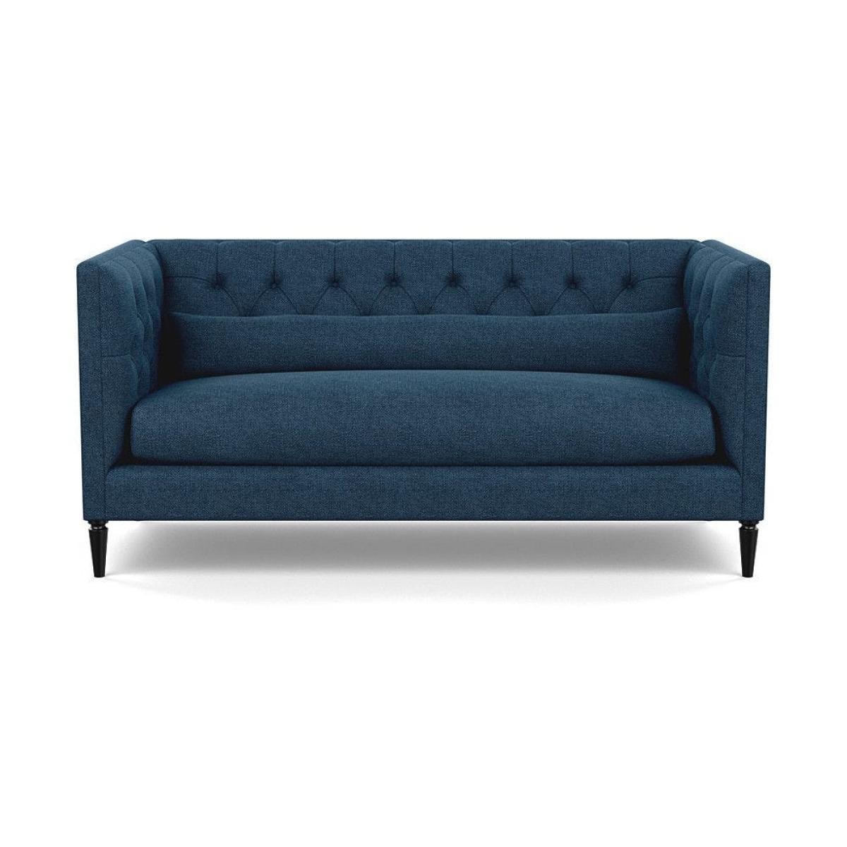 Heal's Balmoral 3 Seater Sofa Smart Velvet Petrol Natural Oak Feet - Heal's UK Furniture – image 23