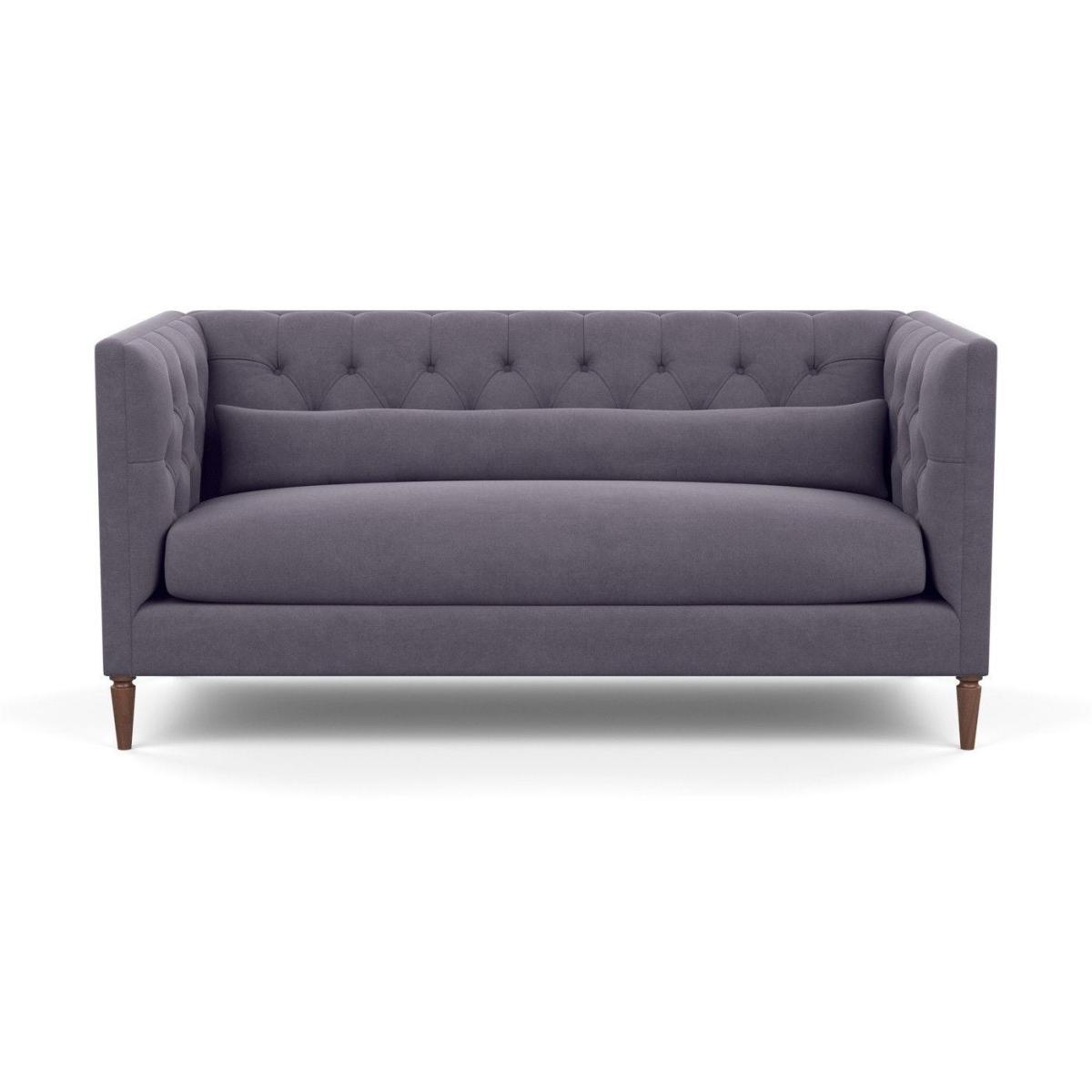 Heal's Balmoral 3 Seater Sofa Smart Velvet Petrol Natural Oak Feet - Heal's UK Furniture – image 25