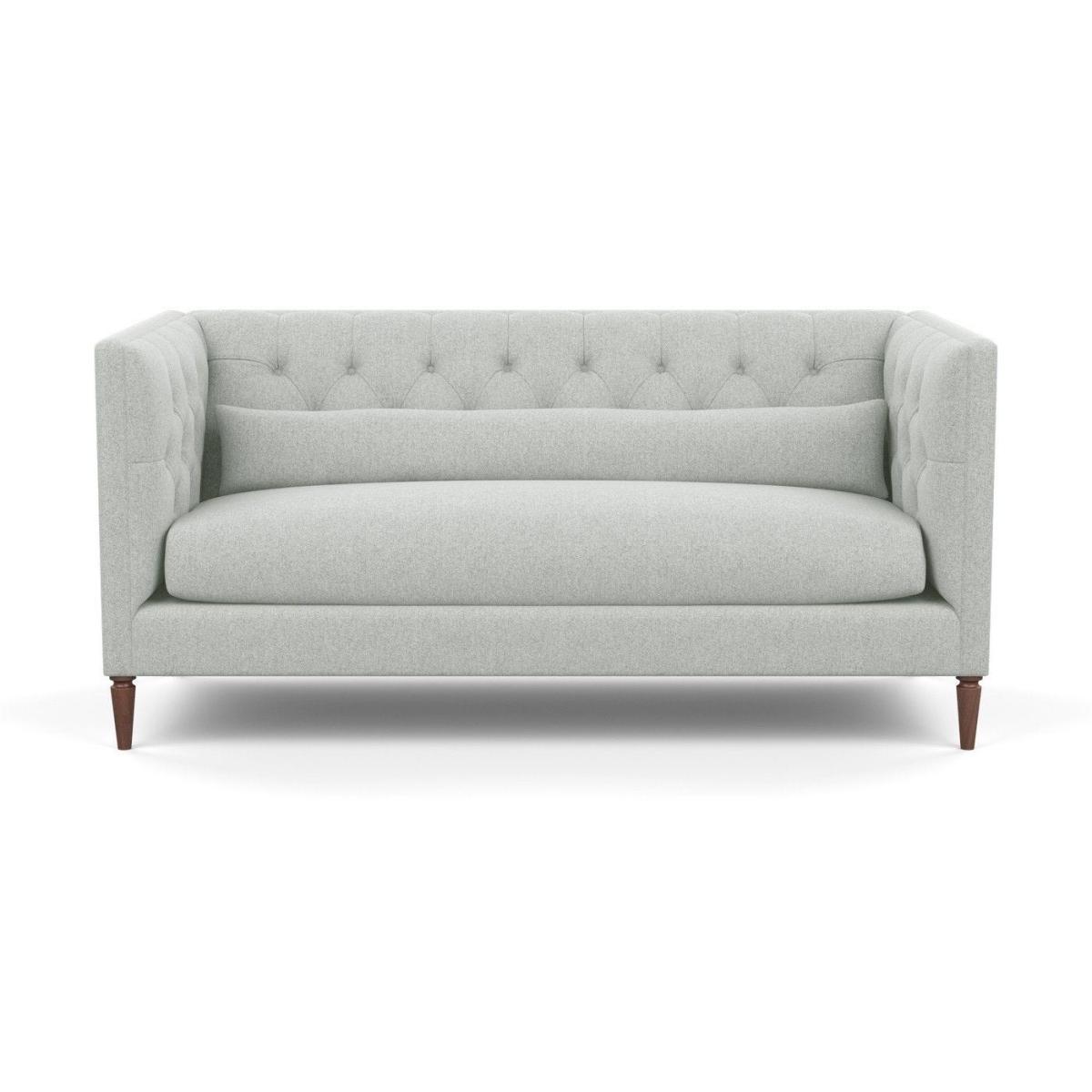Heal's Balmoral 3 Seater Sofa Smart Velvet Petrol Natural Oak Feet - Heal's UK Furniture – image 26