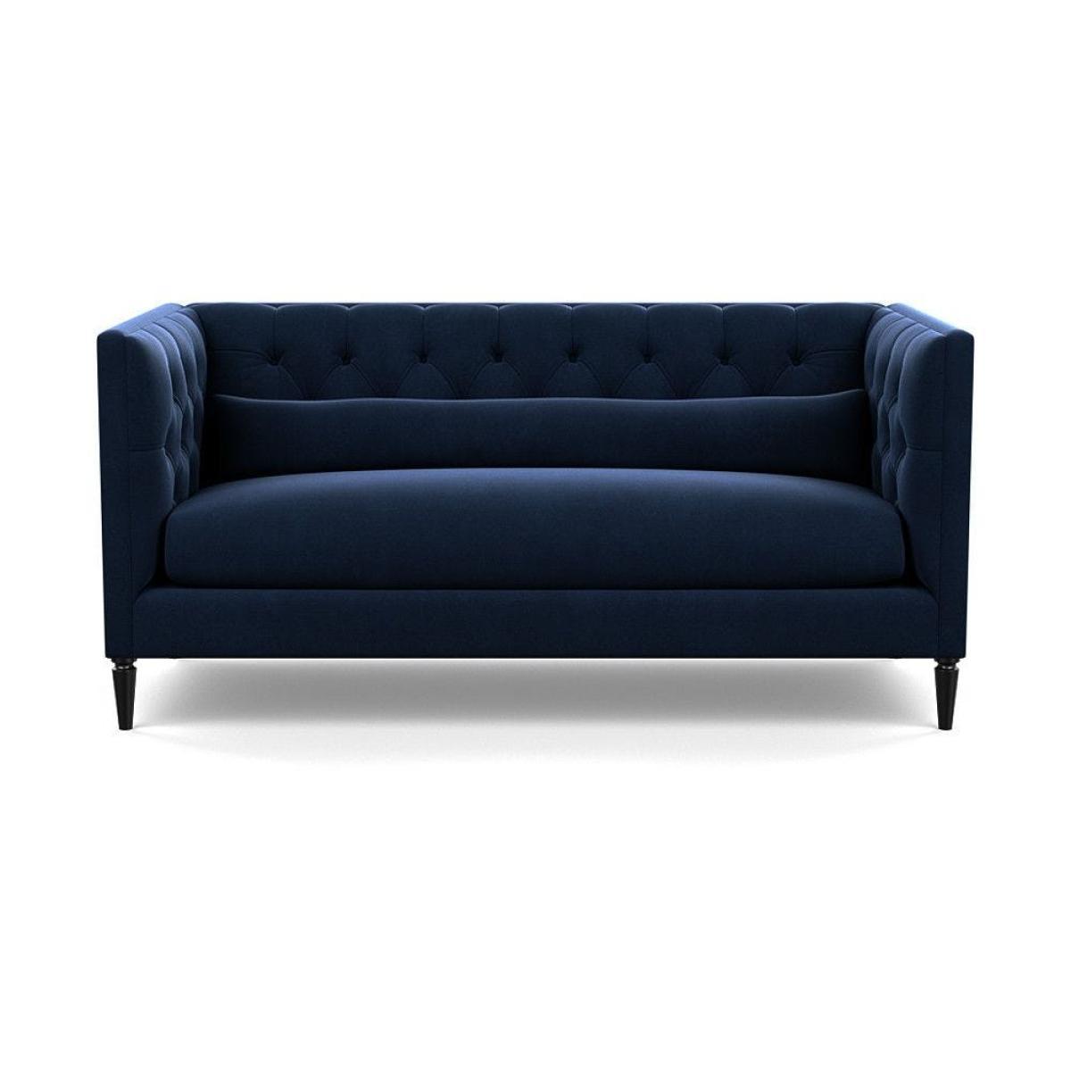 Heal's Balmoral 3 Seater Sofa Smart Velvet Petrol Natural Oak Feet - Heal's UK Furniture – image 36
