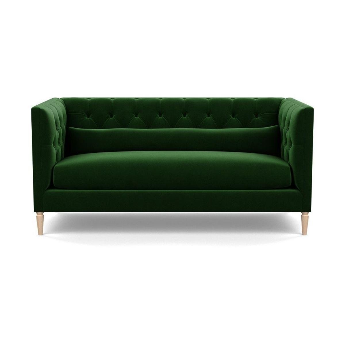 Heal's Balmoral 3 Seater Sofa Smart Velvet Petrol Natural Oak Feet - Heal's UK Furniture – image 38