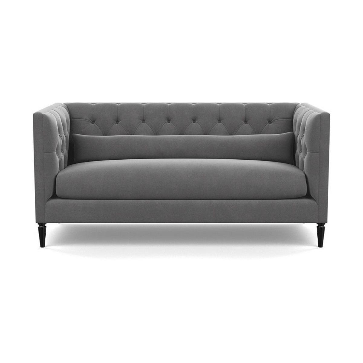Heal's Balmoral 3 Seater Sofa Smart Velvet Petrol Natural Oak Feet - Heal's UK Furniture – image 40
