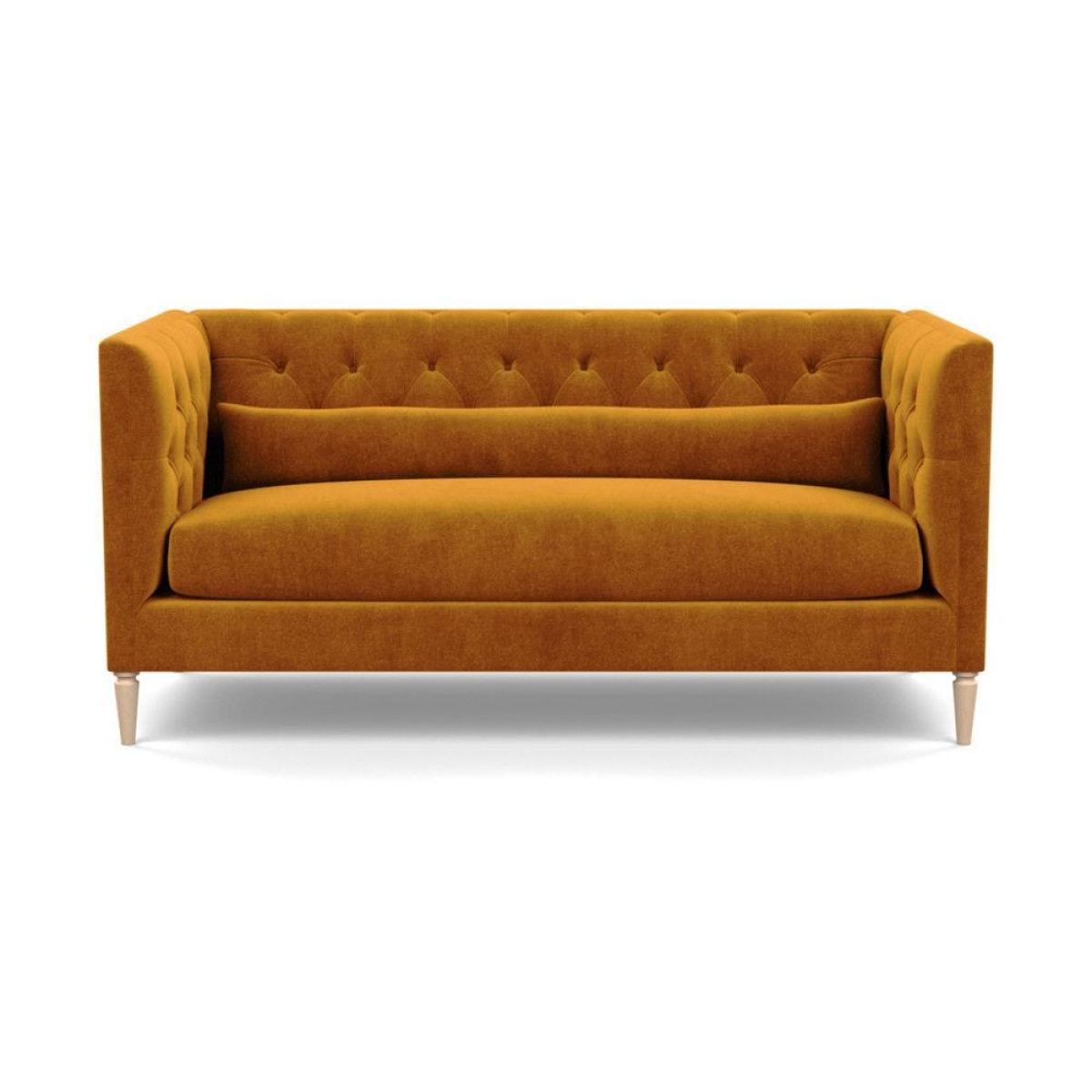 Heal's Balmoral 3 Seater Sofa Smart Velvet Petrol Natural Oak Feet - Heal's UK Furniture – image 41