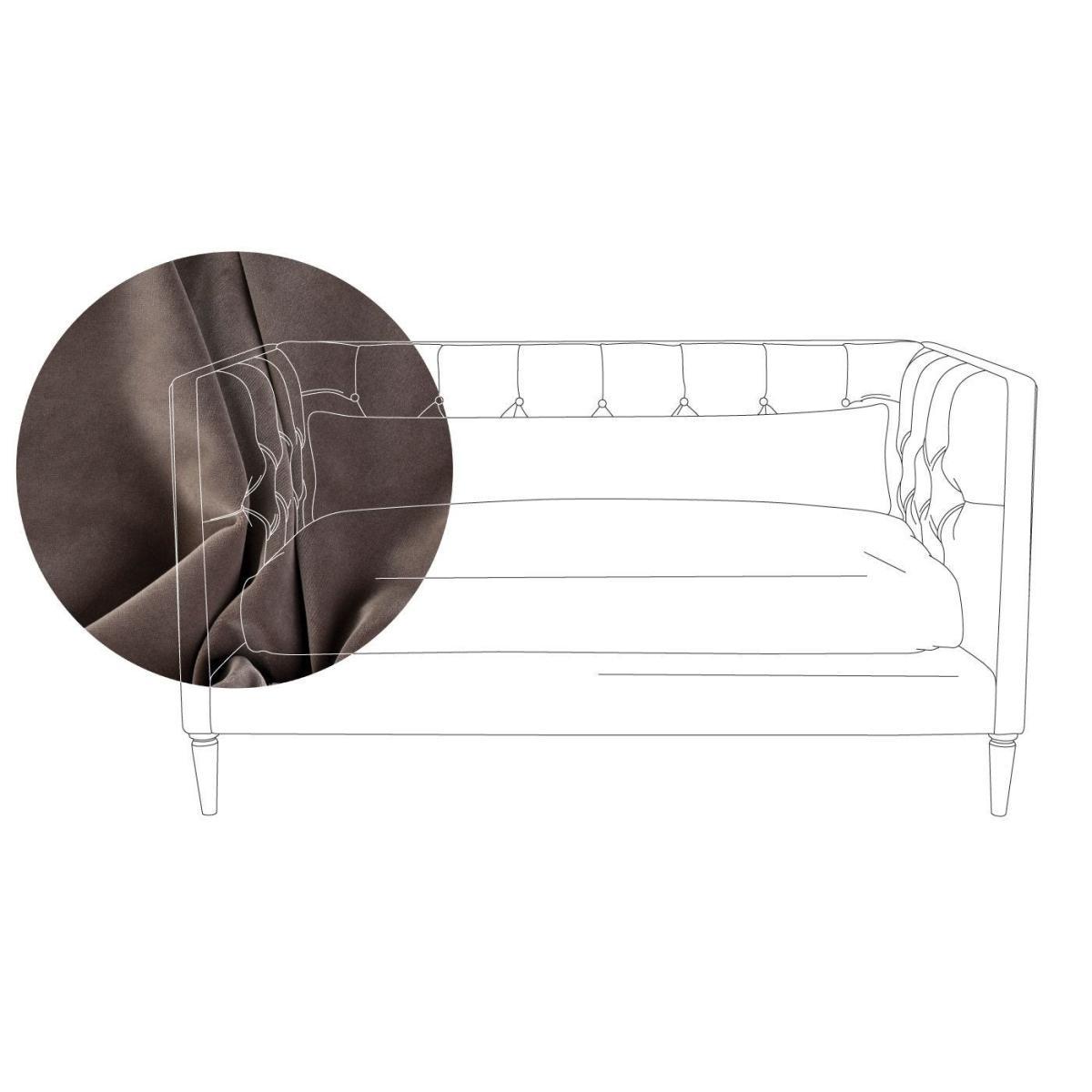 Heal's Balmoral 3 Seater Sofa Smart Velvet Petrol Natural Oak Feet - Heal's UK Furniture – image 42