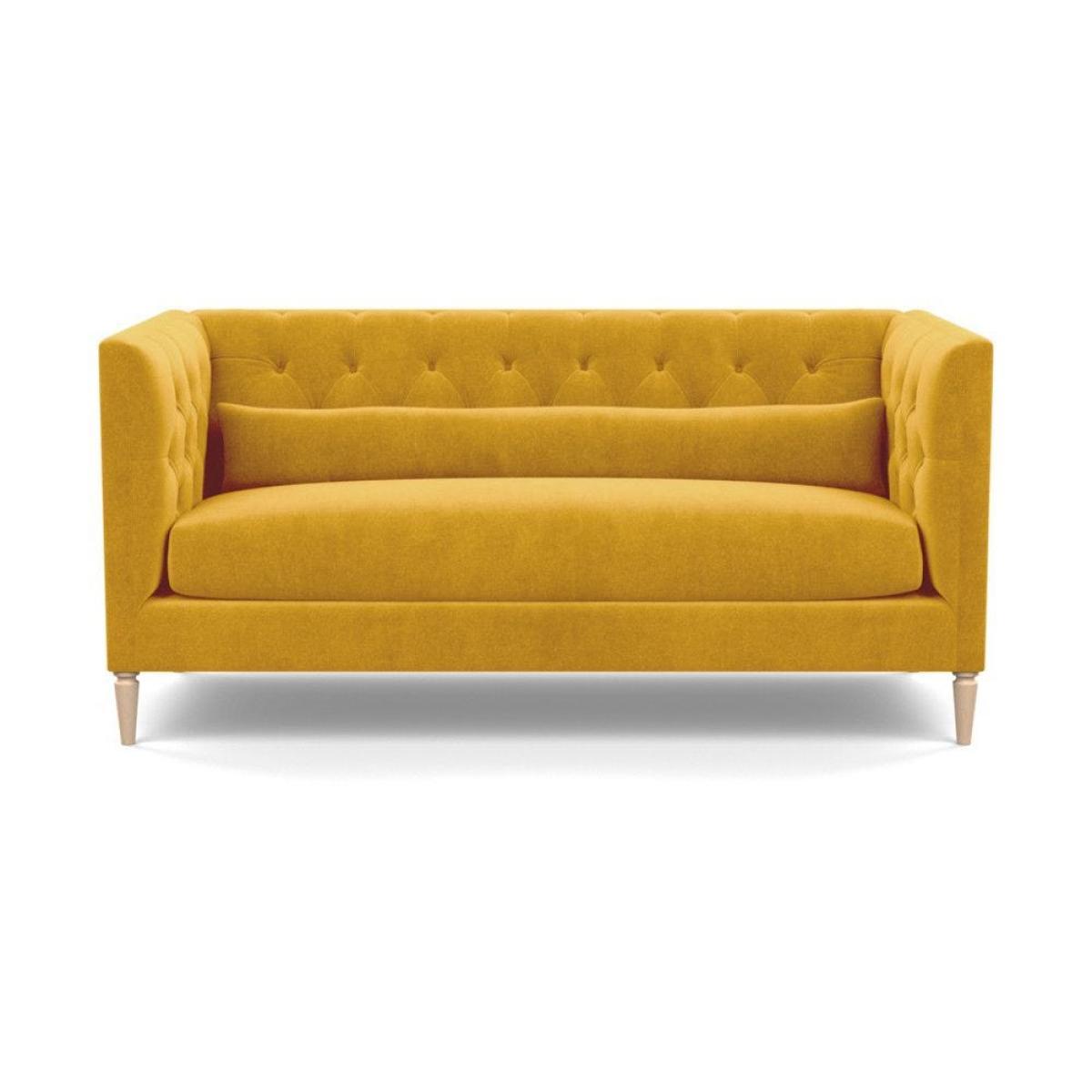 Heal's Balmoral 3 Seater Sofa Smart Velvet Petrol Natural Oak Feet - Heal's UK Furniture – image 44