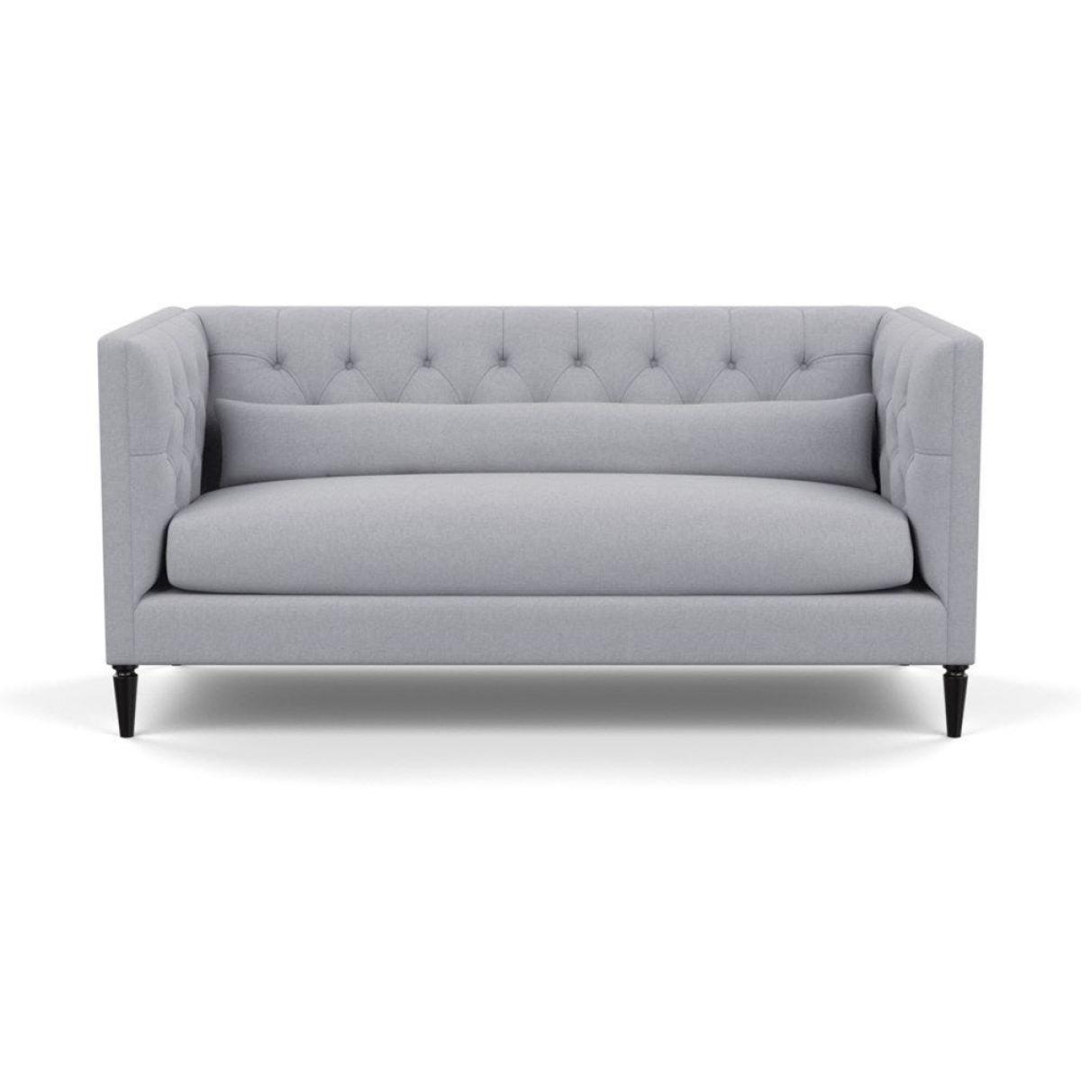 Heal's Balmoral 3 Seater Sofa Smart Velvet Petrol Natural Oak Feet - Heal's UK Furniture – image 48