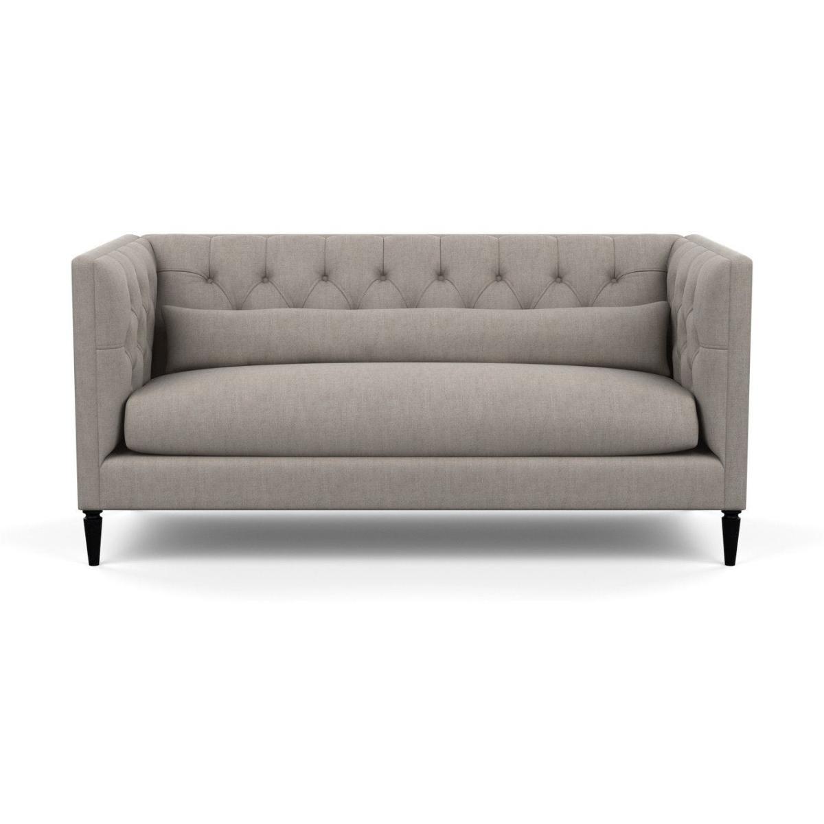 Heal's Balmoral 3 Seater Sofa Smart Velvet Petrol Natural Oak Feet - Heal's UK Furniture – image 6