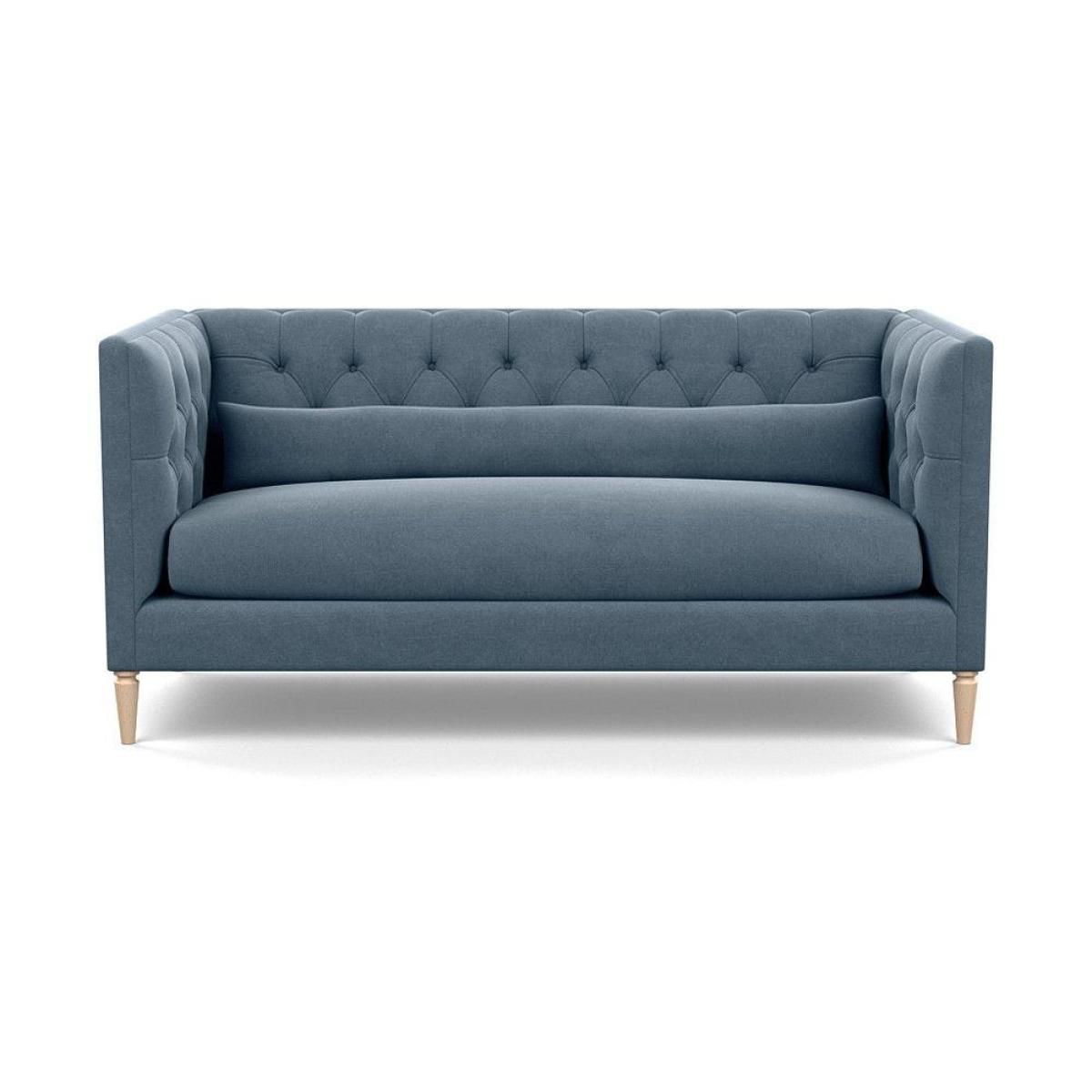 Heal's Balmoral 3 Seater Sofa Smart Velvet Petrol Natural Oak Feet - Heal's UK Furniture – image 54