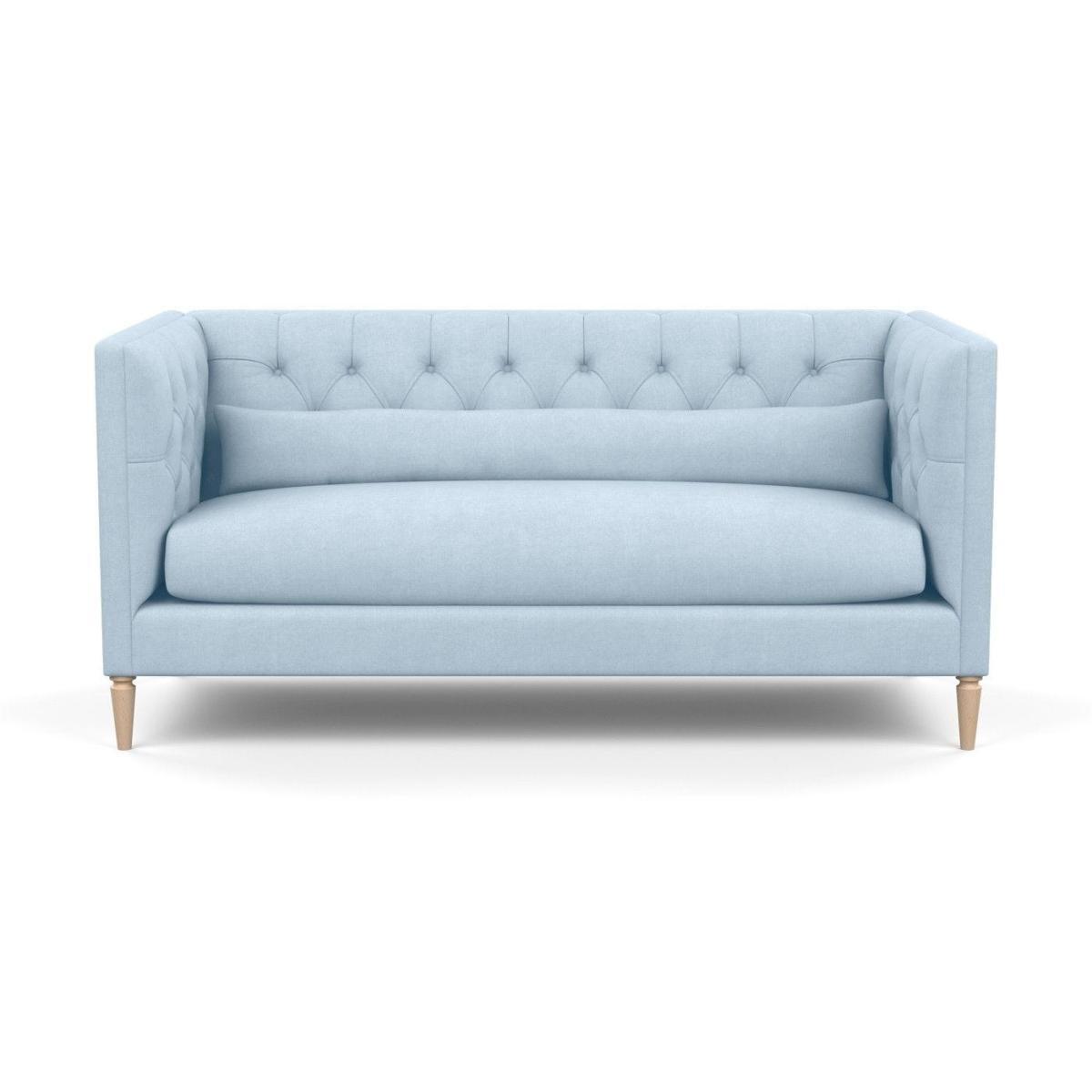 Heal's Balmoral 3 Seater Sofa Smart Velvet Petrol Natural Oak Feet - Heal's UK Furniture – image 59