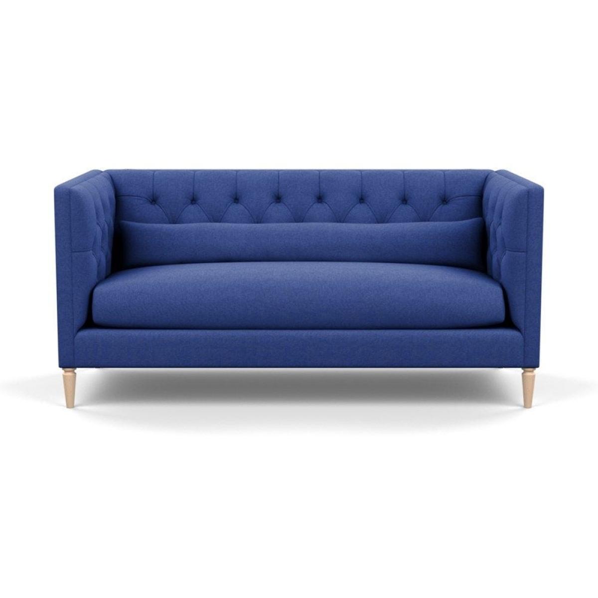 Heal's Balmoral 3 Seater Sofa Smart Velvet Petrol Natural Oak Feet - Heal's UK Furniture – image 7