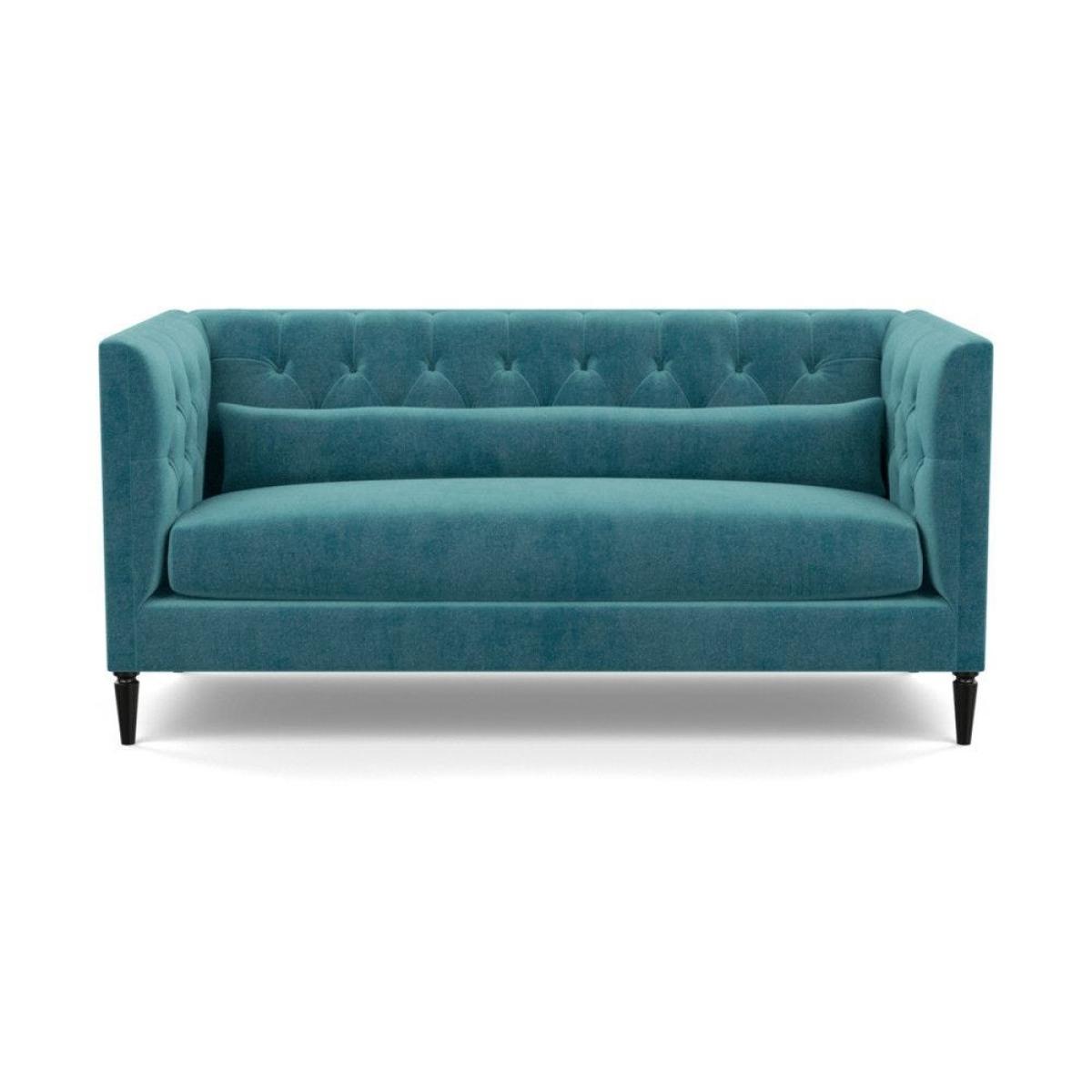 Heal's Balmoral 3 Seater Sofa Smart Velvet Petrol Natural Oak Feet - Heal's UK Furniture – image 64