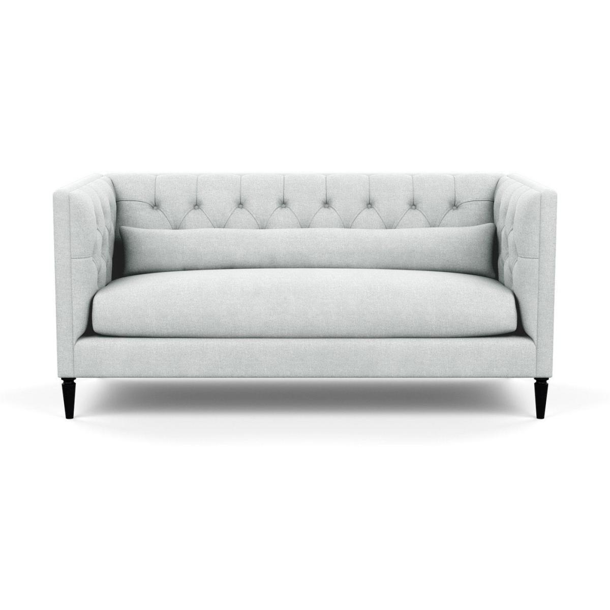 Heal's Balmoral 3 Seater Sofa Smart Velvet Petrol Natural Oak Feet - Heal's UK Furniture – image 67