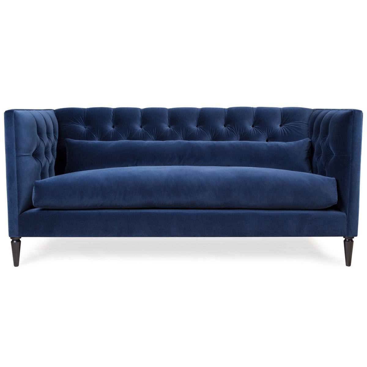 Heal's Balmoral 3 Seater Sofa Smart Velvet Petrol Natural Oak Feet - Heal's UK Furniture – image 68