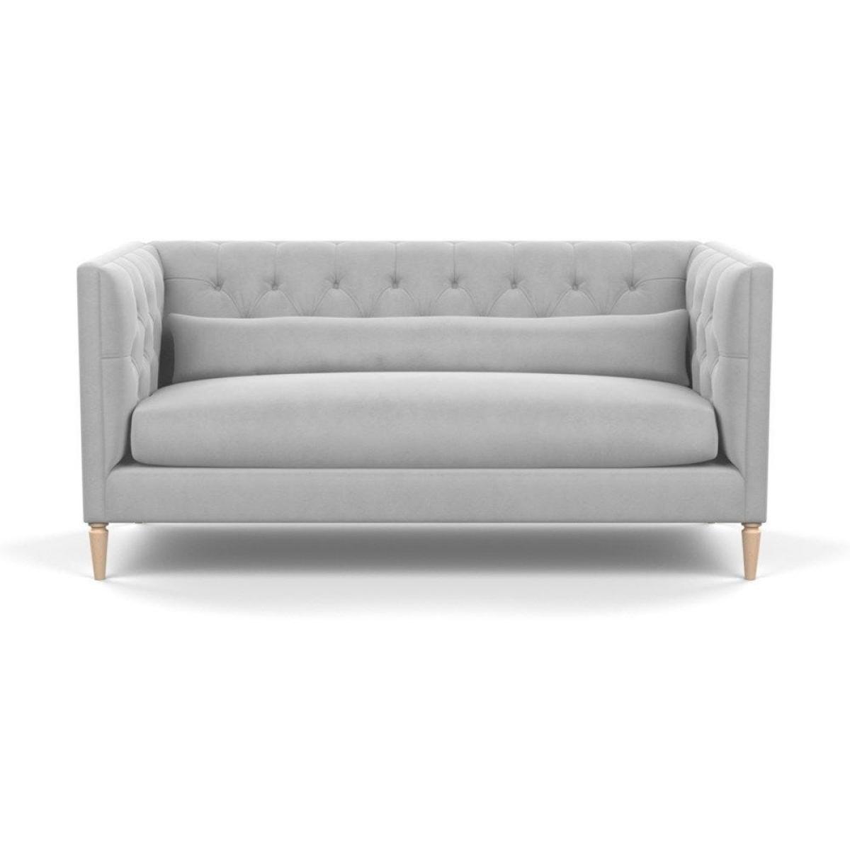 Heal's Balmoral 3 Seater Sofa Smart Velvet Petrol Natural Oak Feet - Heal's UK Furniture – image 77