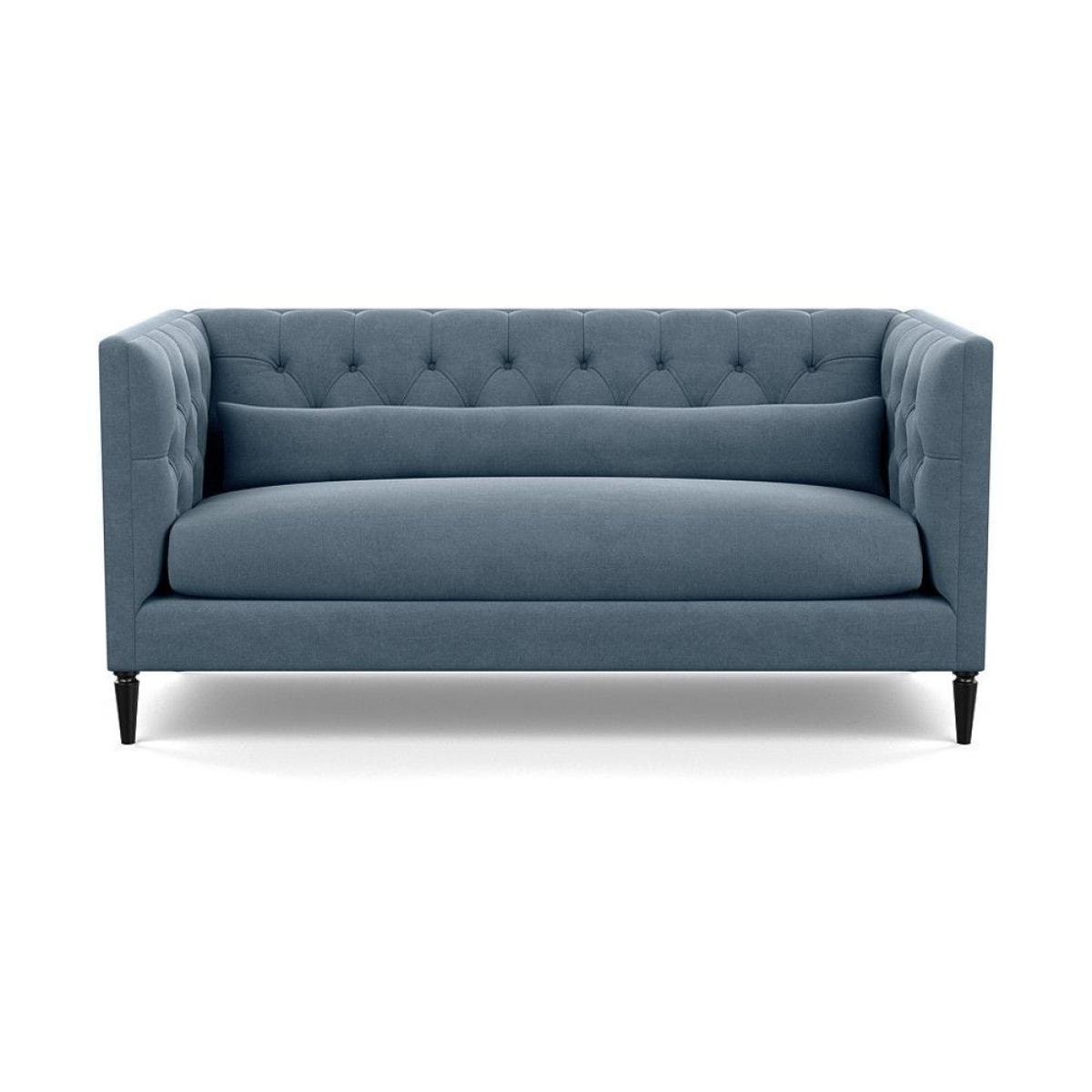 Heal's Balmoral 3 Seater Sofa Smart Velvet Petrol Natural Oak Feet - Heal's UK Furniture – image 85