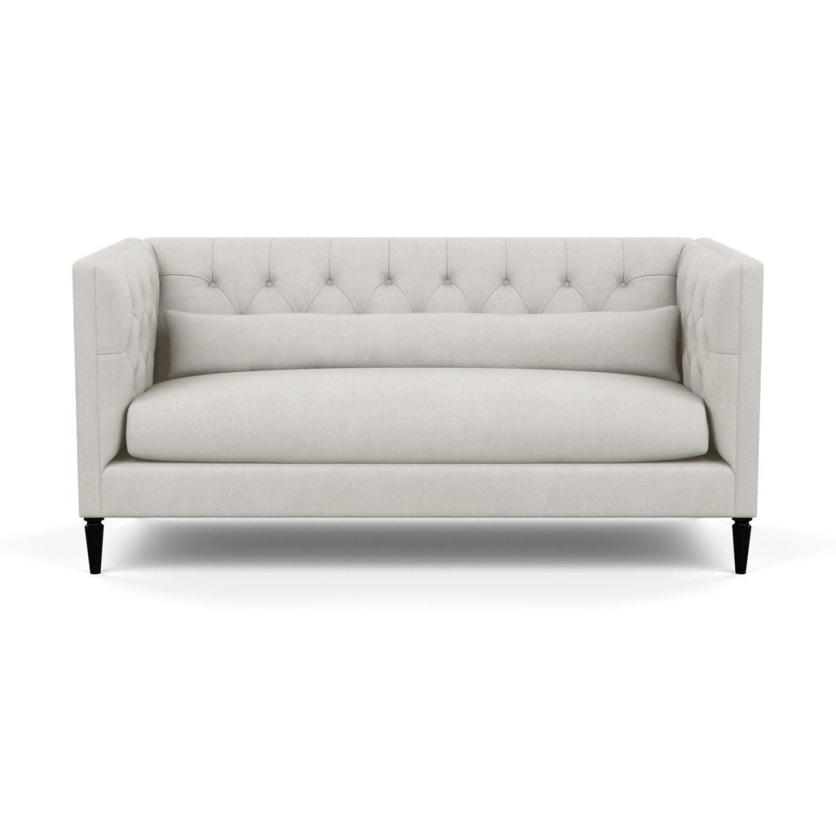 Heal's Balmoral 3 Seater Sofa Smart Velvet Petrol Natural Oak Feet - Heal's UK Furniture – image 90