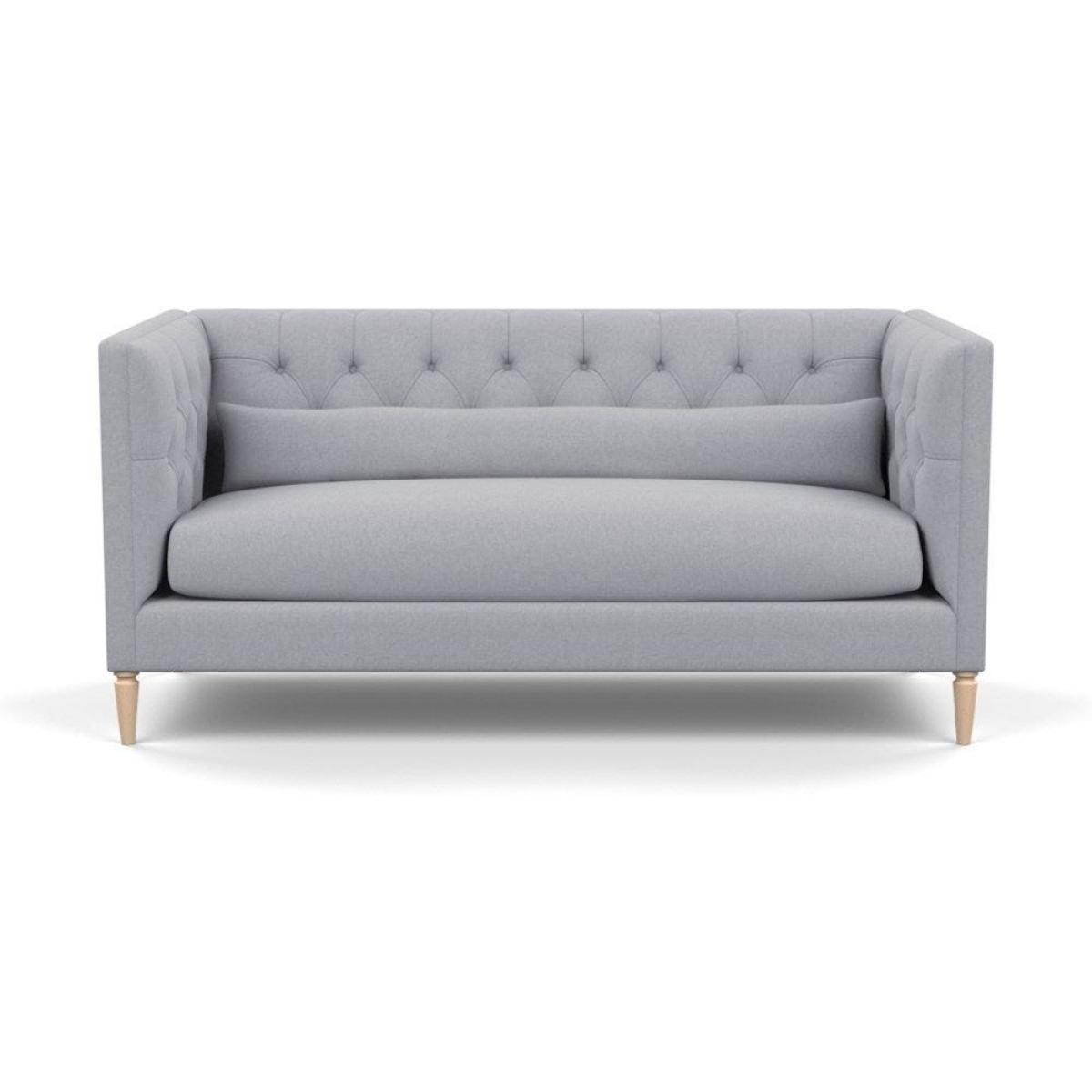 Heal's Balmoral 3 Seater Sofa Smart Velvet Petrol Natural Oak Feet - Heal's UK Furniture – image 97