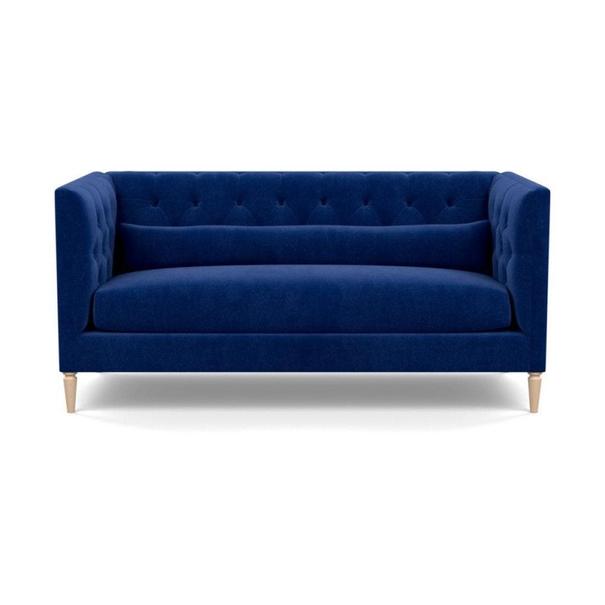 Heal's Balmoral 3 Seater Sofa Smart Velvet Petrol Natural Oak Feet - Heal's UK Furniture – image 98