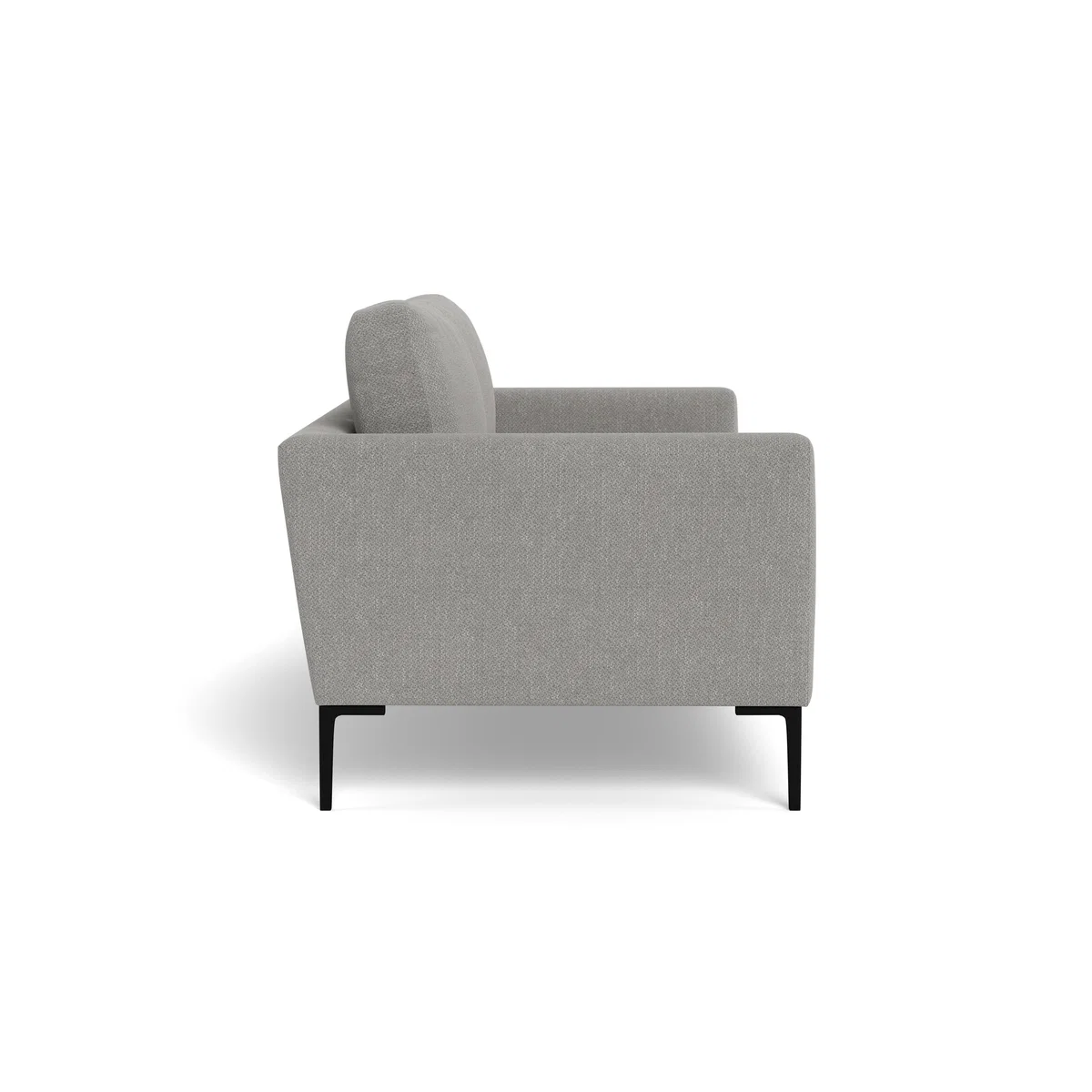 Heal's Eton 3 Seater Sofa Texture Pale Grey Black Feet - Heal's UK Furniture – image 3