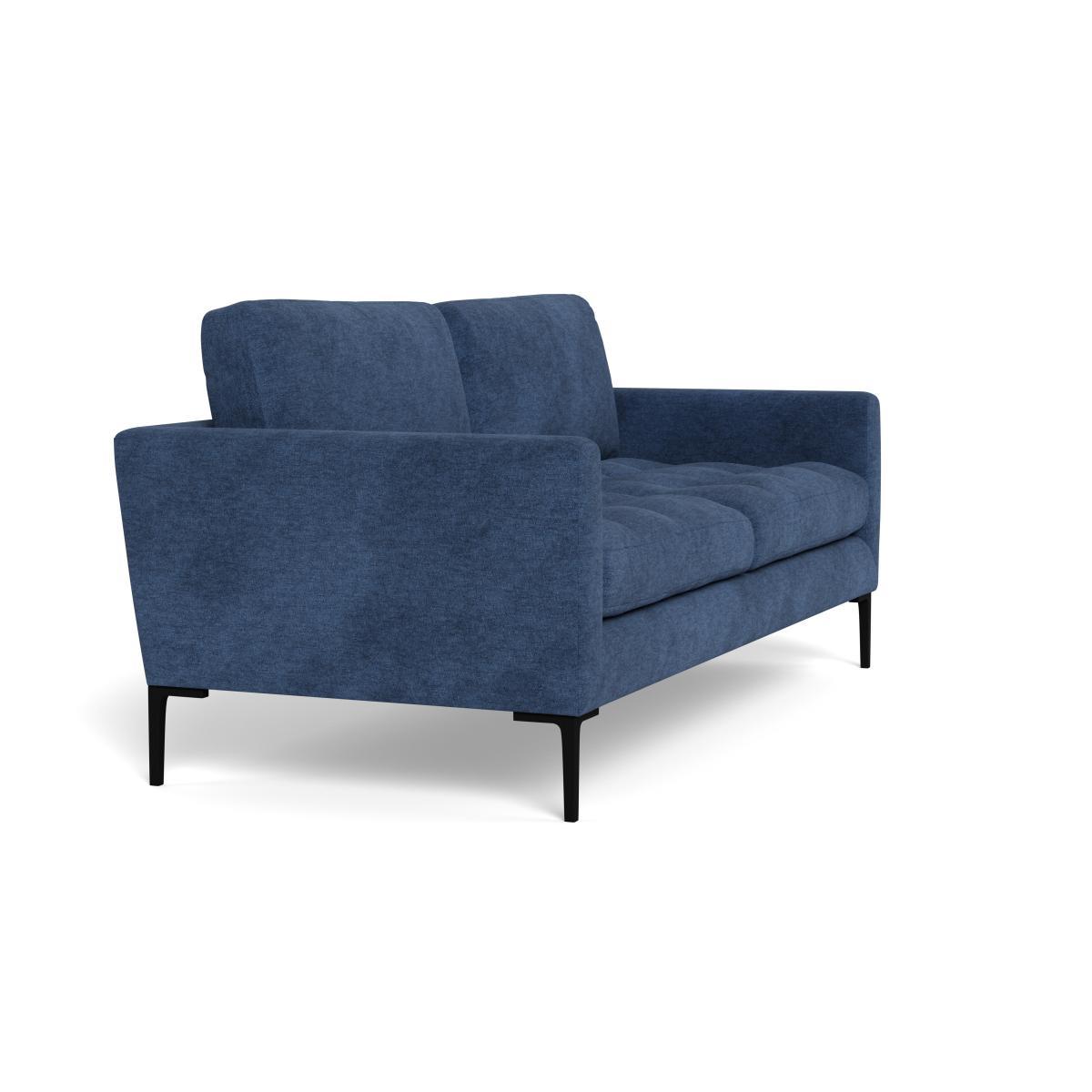 Heal's Eton 3 Seater Sofa Broad Weave Lagoon Brass Feet - Heal's UK Furniture – image 2