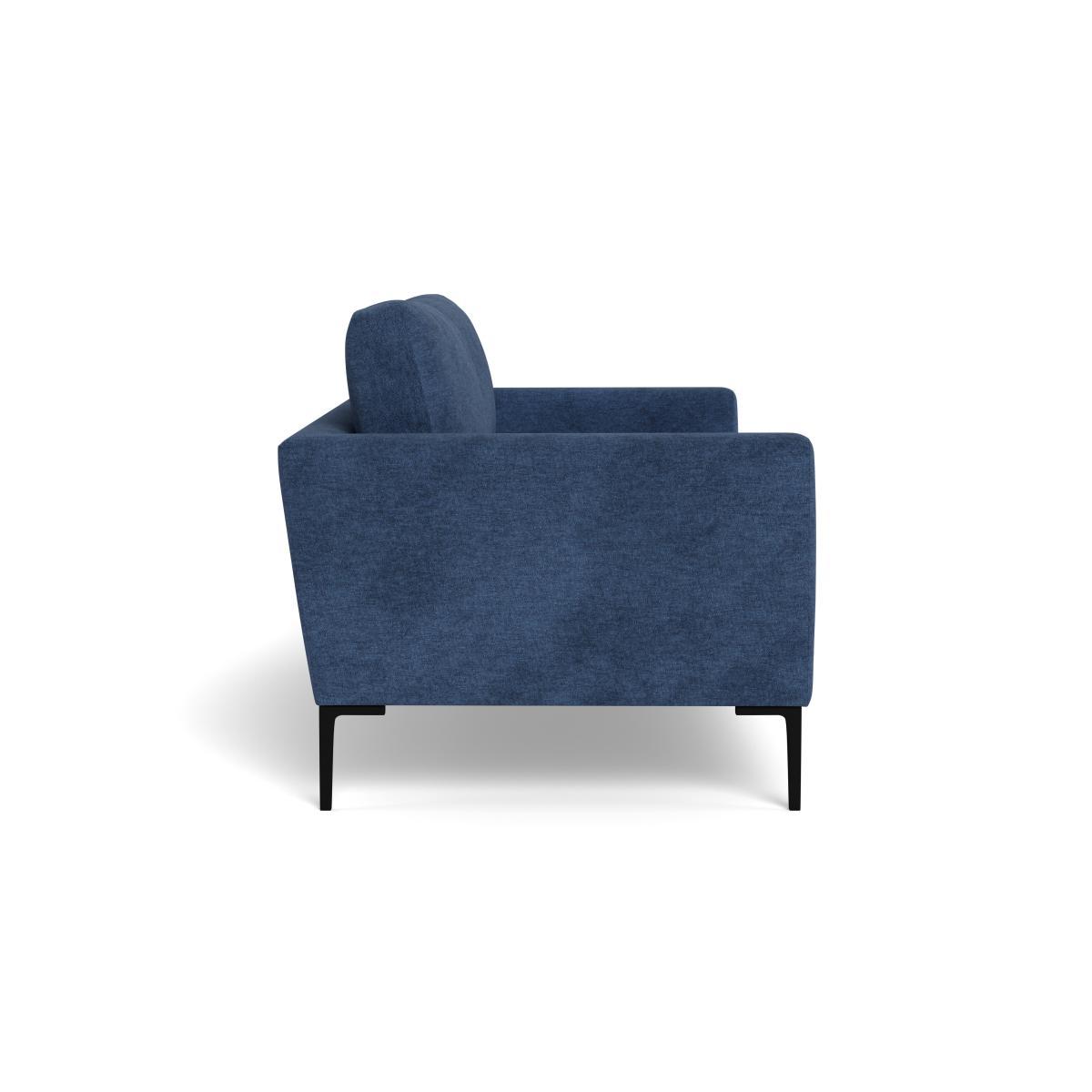Heal's Eton 3 Seater Sofa Broad Weave Lagoon Brass Feet - Heal's UK Furniture – image 3