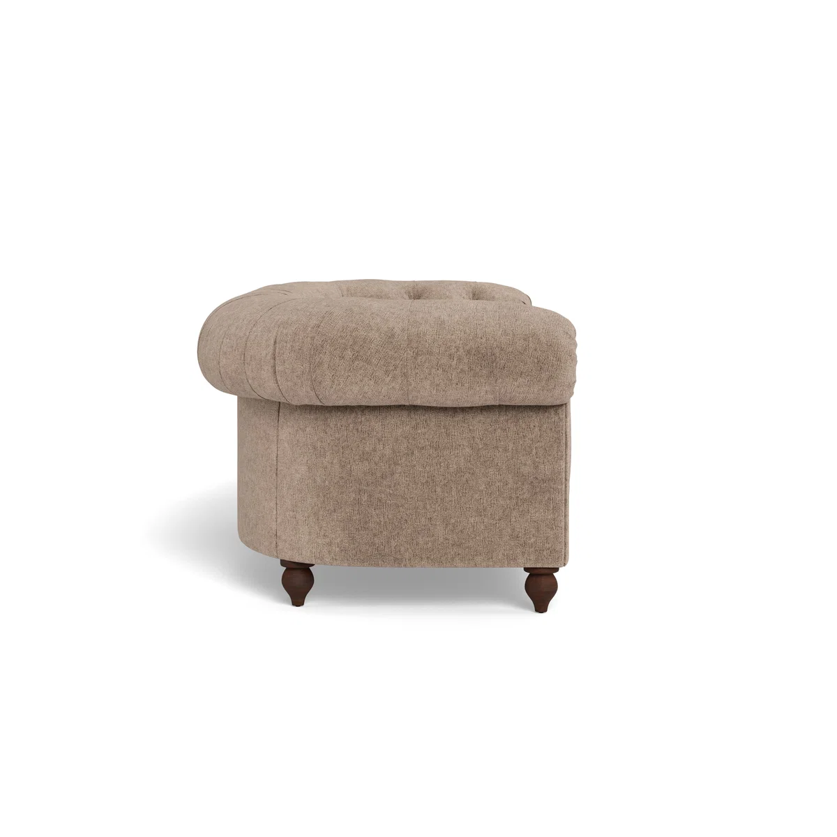 Heal's Fitzrovia 3 Seater Sofa Boucle Velvet Rocky Black Feet – image 3
