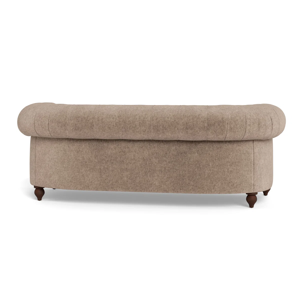 Heal's Fitzrovia 3 Seater Sofa Boucle Velvet Rocky Black Feet – image 5