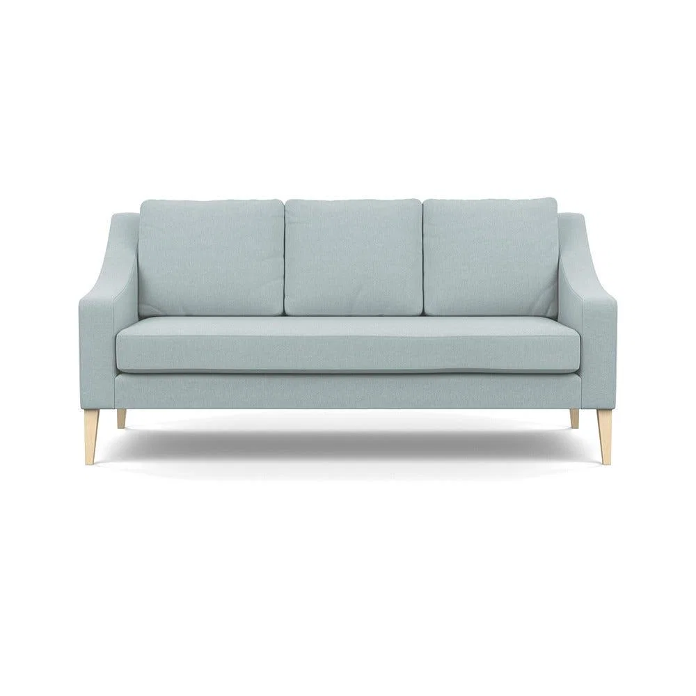 Heal's Richmond 3 Seater Sofa Brushed Cotton Mist Natural Feet – image 2