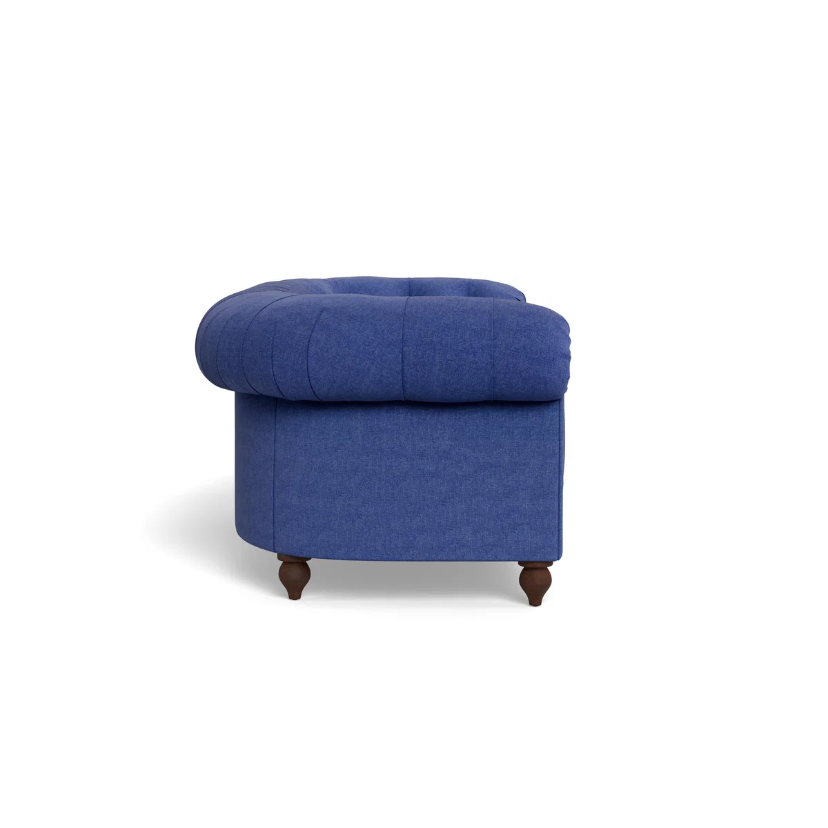 Heal's Fitzrovia 3 Seater Brushed Cotton Cobalt Stained Oak Feet - Heal's UK Furniture – image 3