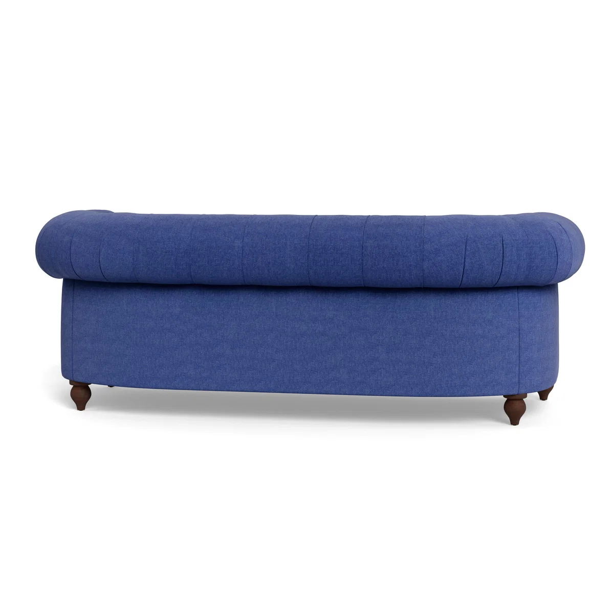 Heal's Fitzrovia 3 Seater Brushed Cotton Cobalt Stained Oak Feet - Heal's UK Furniture – image 5