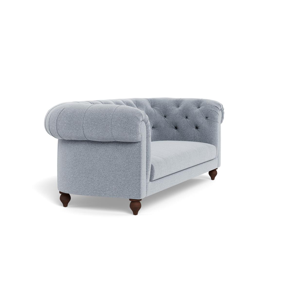 Heal's Fitzrovia 3 Seater Sofa Boucle Steel Natural Feet – image 2