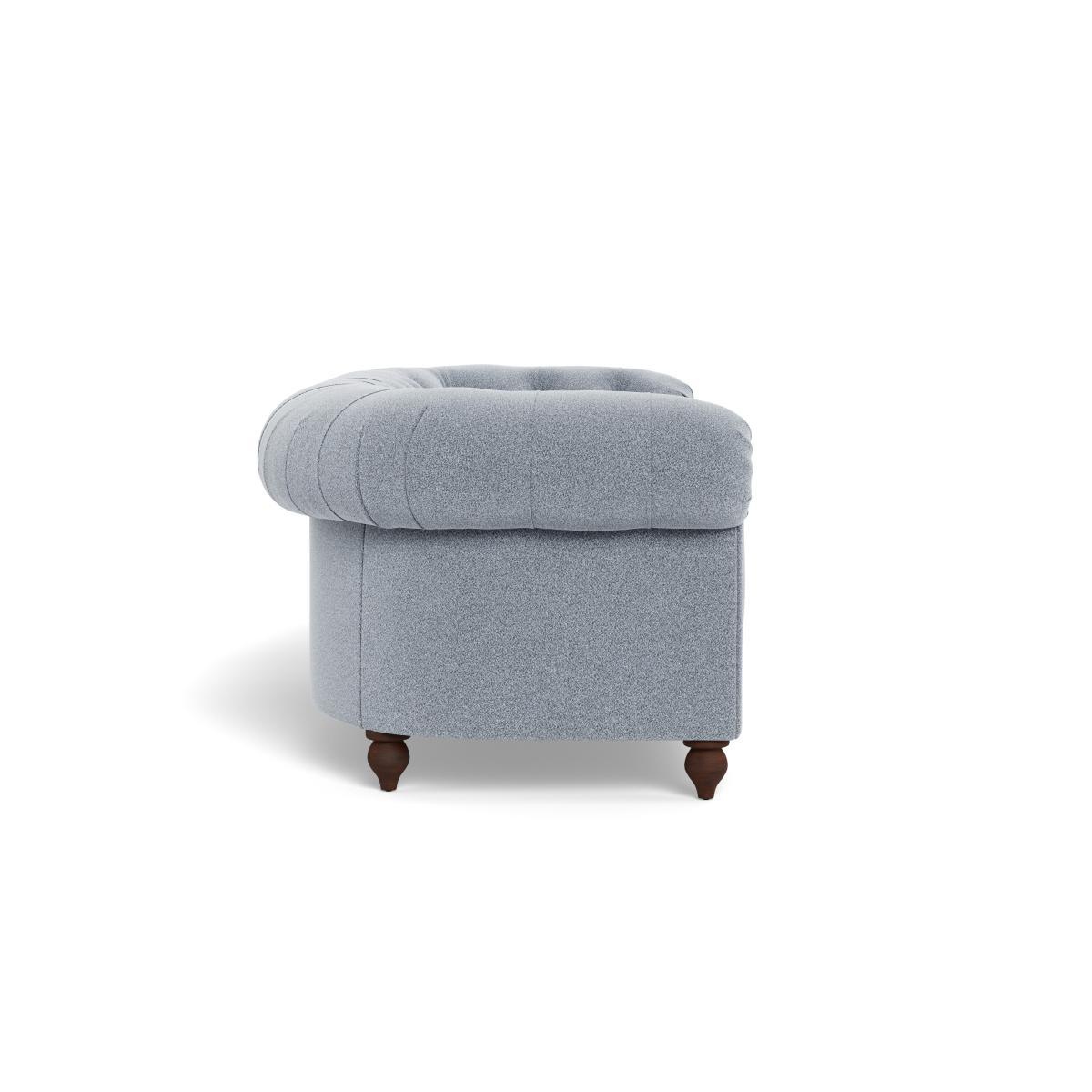 Heal's Fitzrovia 3 Seater Sofa Boucle Steel Natural Feet – image 3