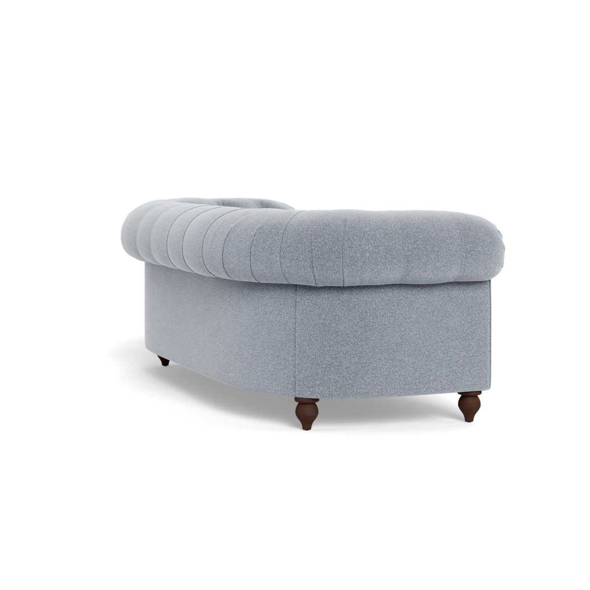 Heal's Fitzrovia 3 Seater Sofa Boucle Steel Natural Feet – image 4