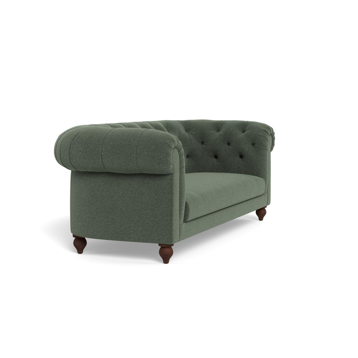 Heal's Fitzrovia 3 Seater Sofa Boucle Fern Stained Feet – image 2