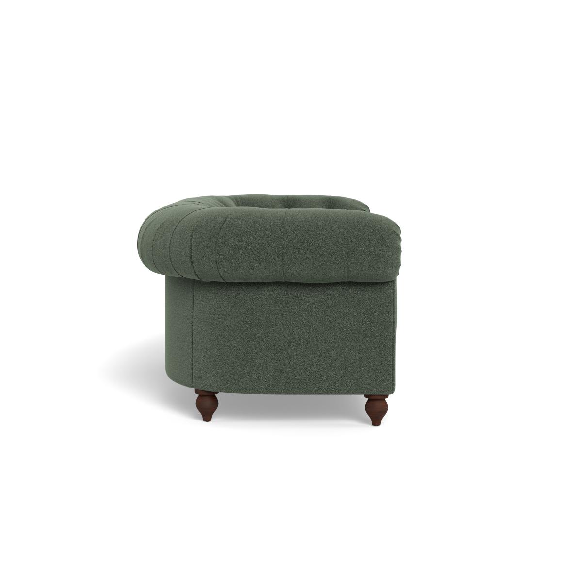 Heal's Fitzrovia 3 Seater Sofa Boucle Fern Stained Feet – image 3