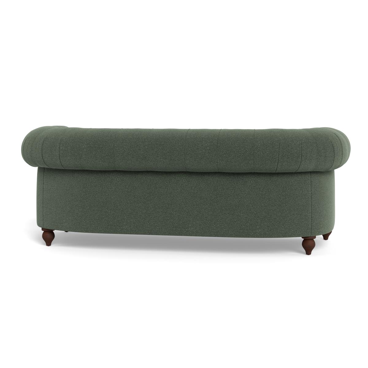 Heal's Fitzrovia 3 Seater Sofa Boucle Fern Stained Feet – image 5