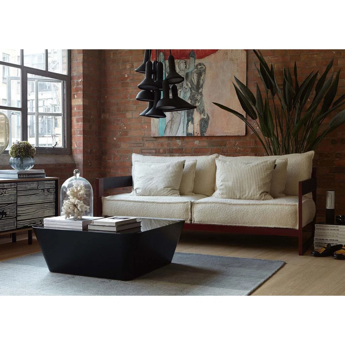 Established & Sons Cassette 3 Seater Sofa Louison Creme - Heal's UK Furniture – image 5