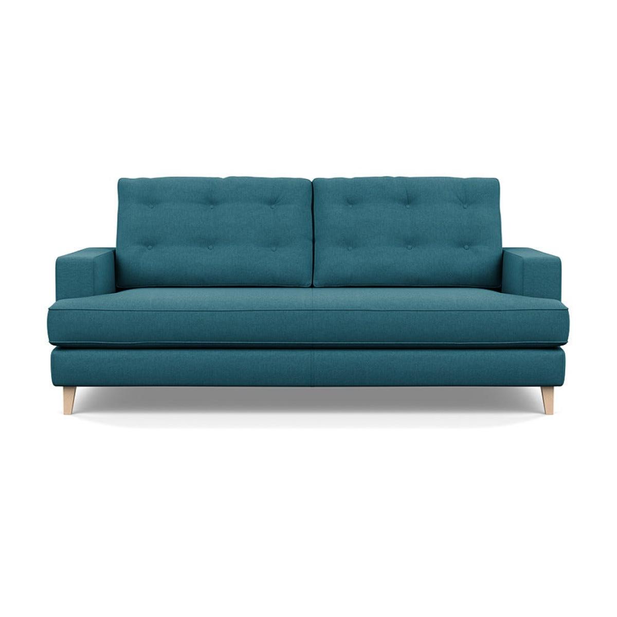 Heal's Mistral 3 Seater Sofa Brushed Cotton Cadet Natural Feet – image 2