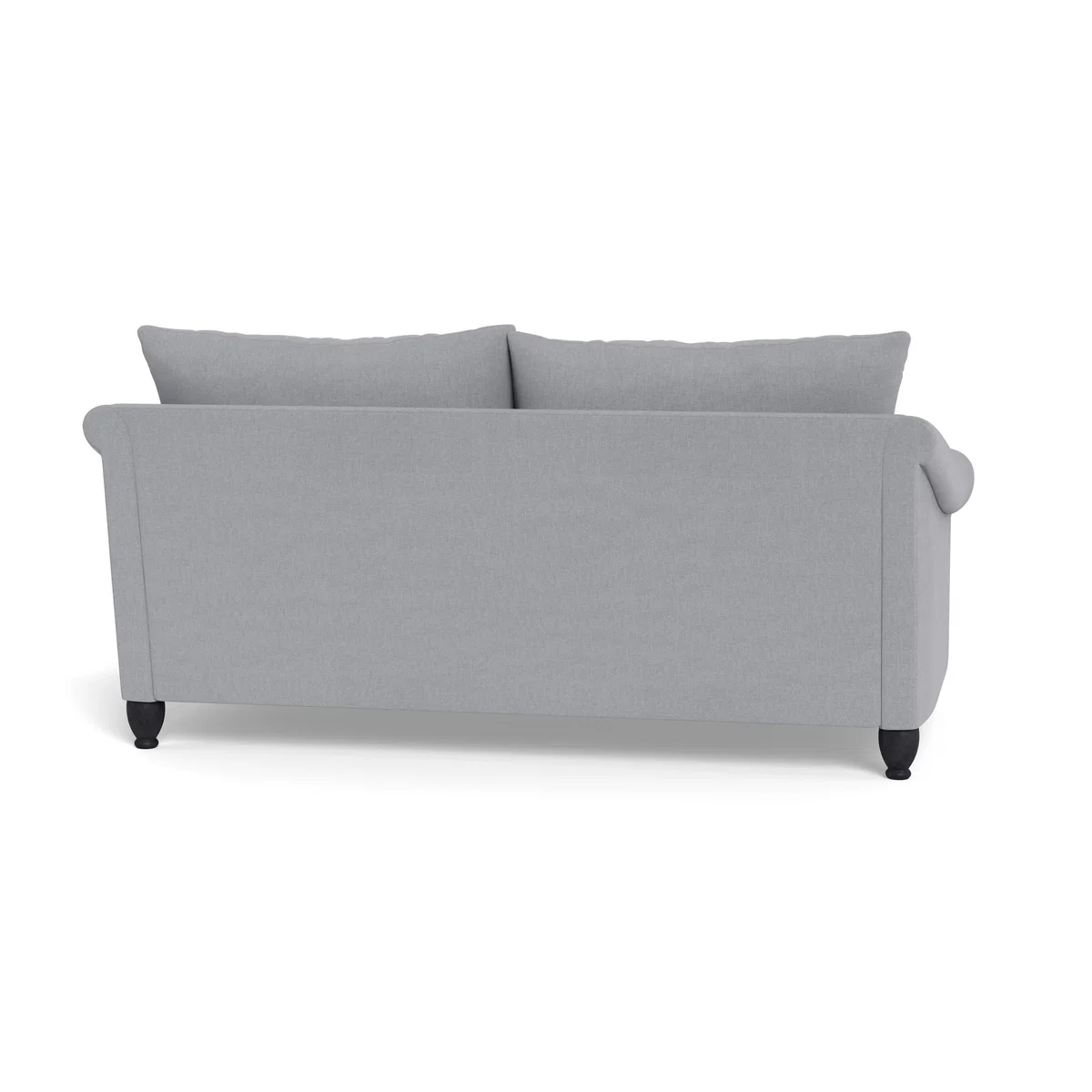 Heal's Devon 3 Seater Brushed Cotton Pewter Black Stain Beech Feet - Heal's UK Furniture – image 5